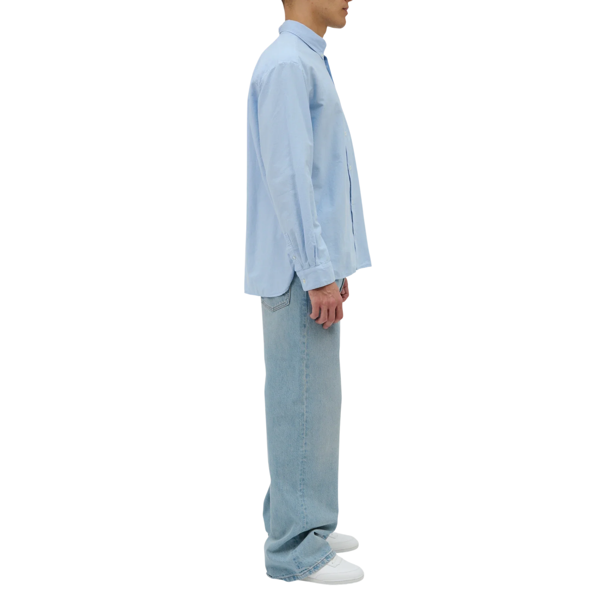 A.P.C. - Chemise Mateo Logo Shirt - Light Blue - Image 3