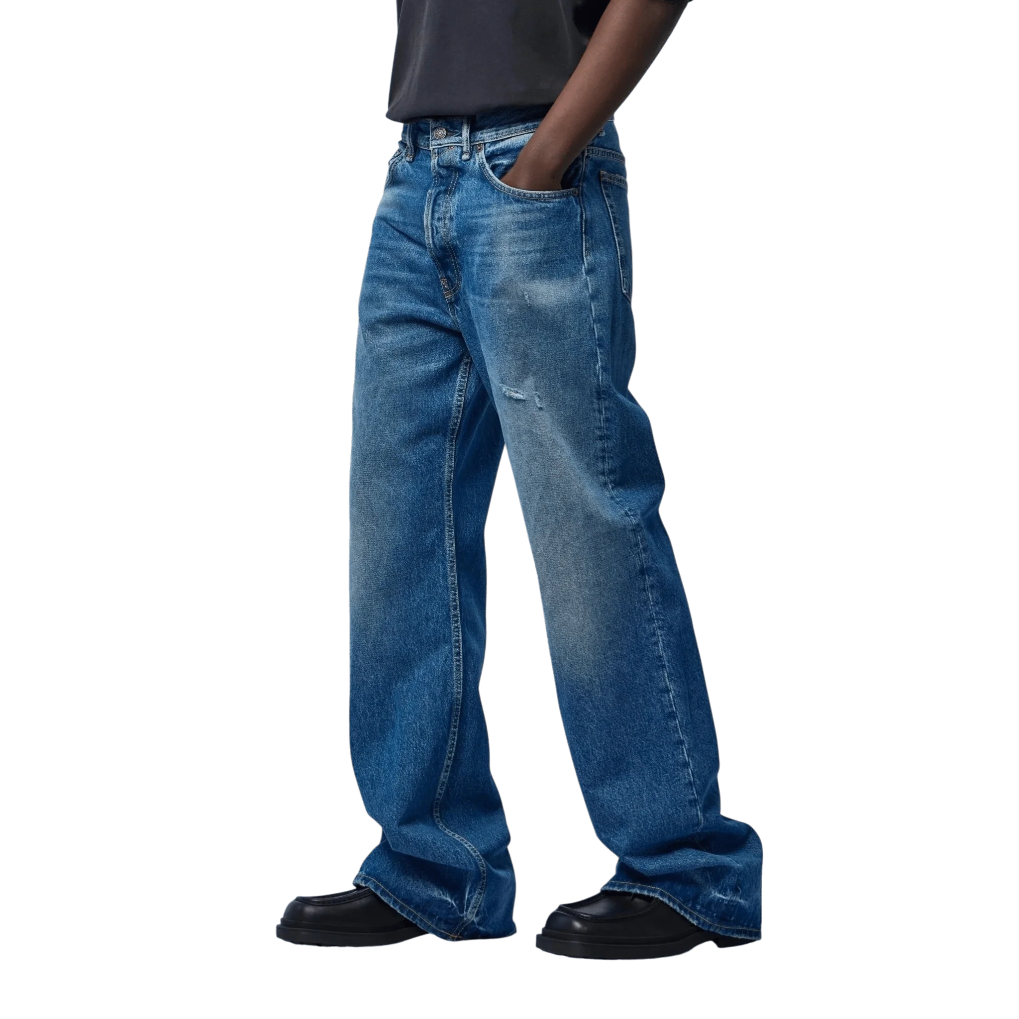 Acne Studios - 2021M Vintage Denim Pants - Mid Blue - Image 2