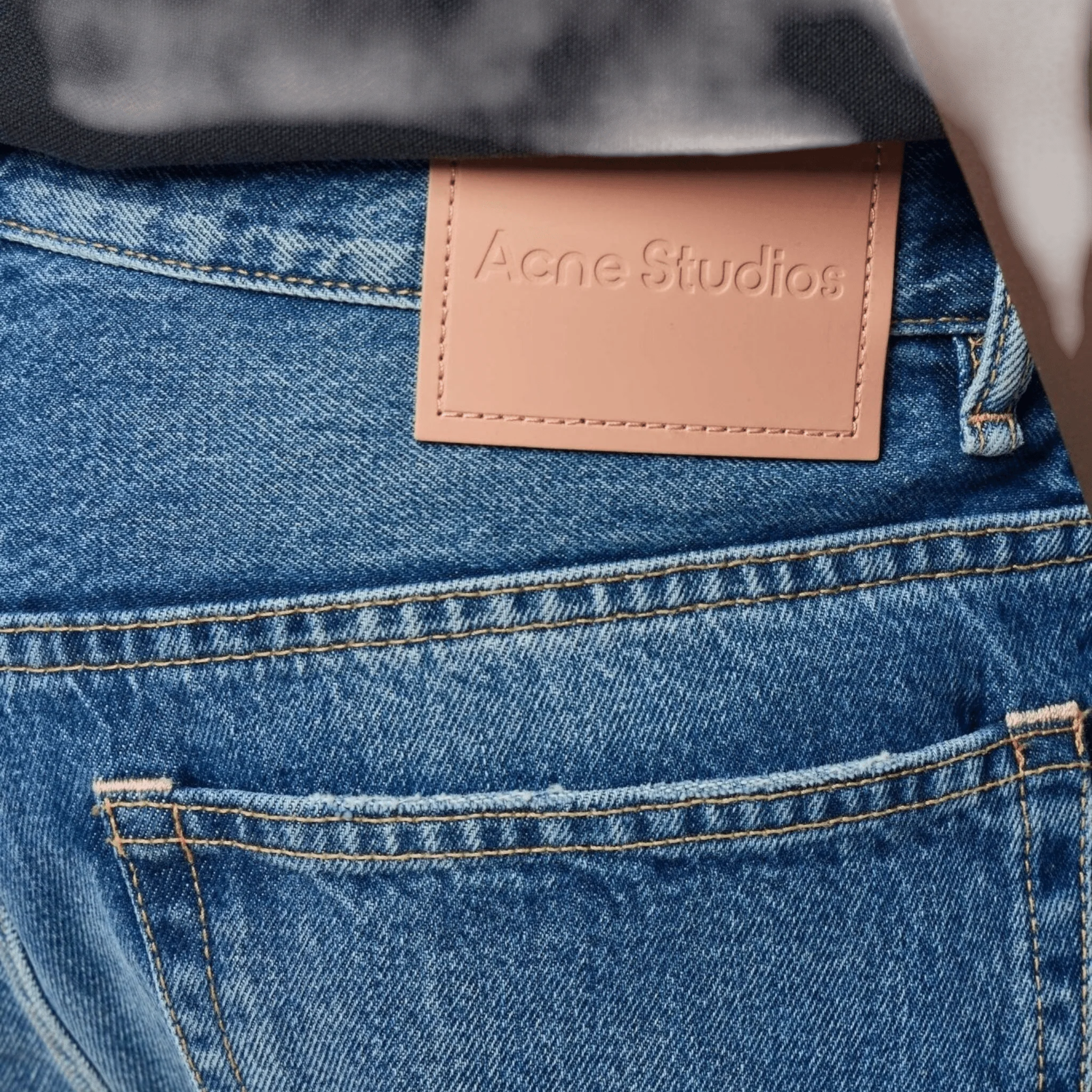 Acne Studios - 2021M Vintage Denim Pants - Mid Blue - Image 4