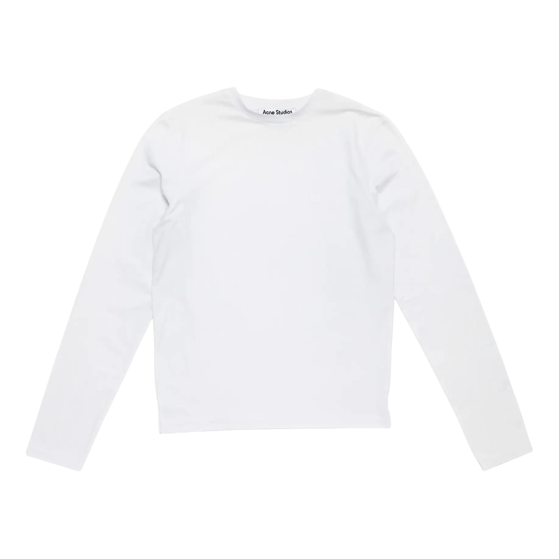 Acne Studios - Face Logo Longsleeve T-shirt - Optic White