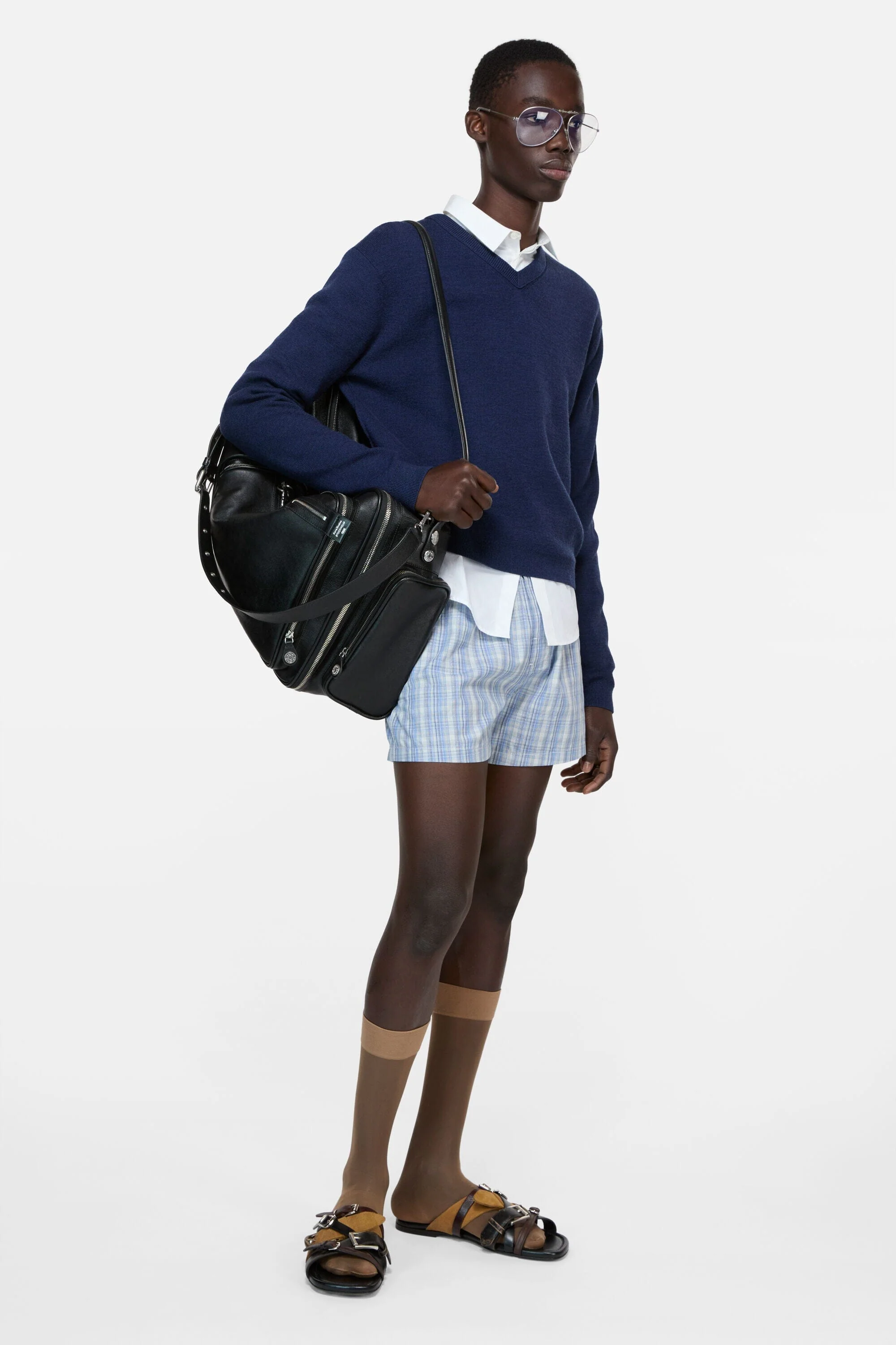 Acne Studios - Merino Wool Jumper - Navy - Image 3