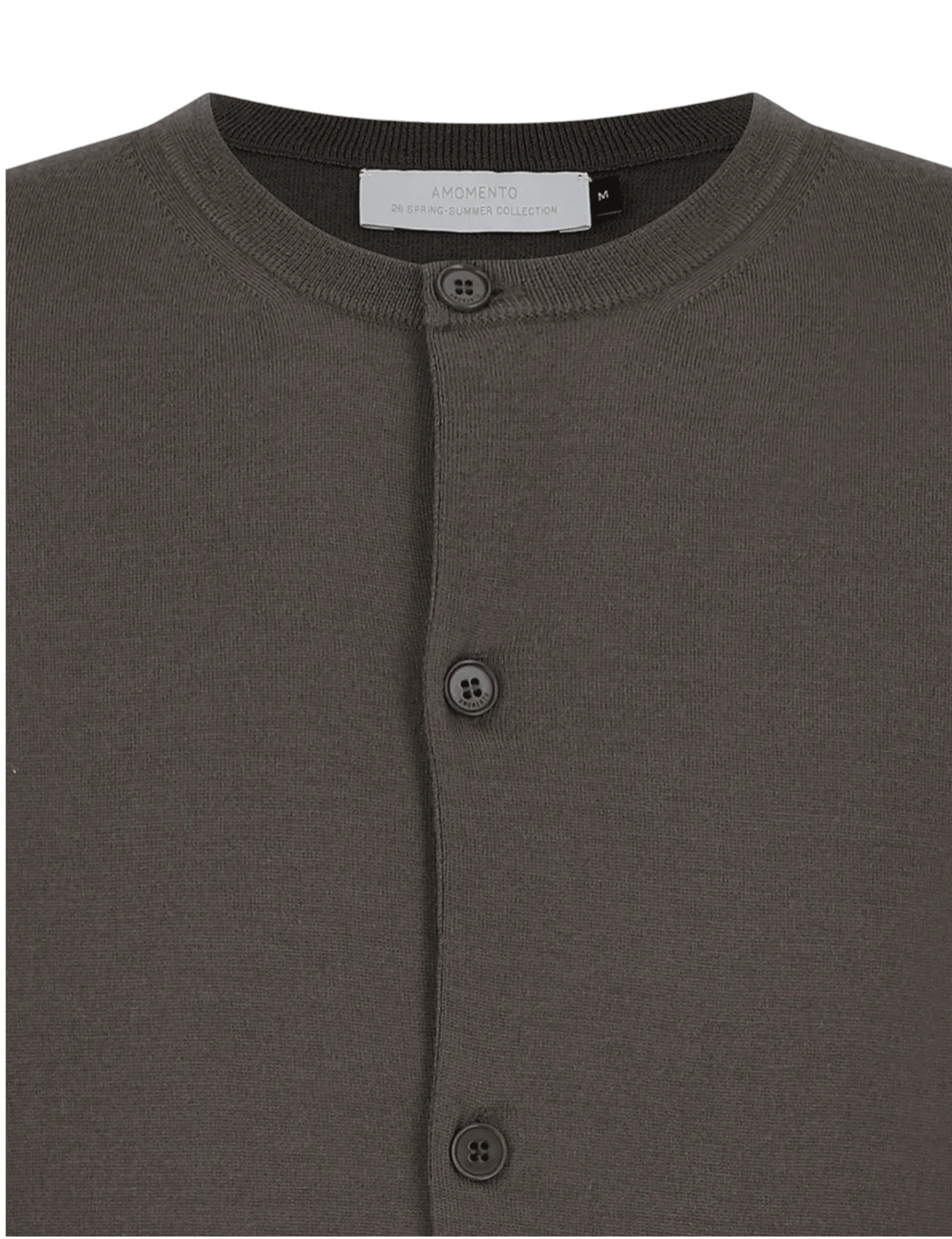 Amomento - Wool Cardigan - Brown - Image 8