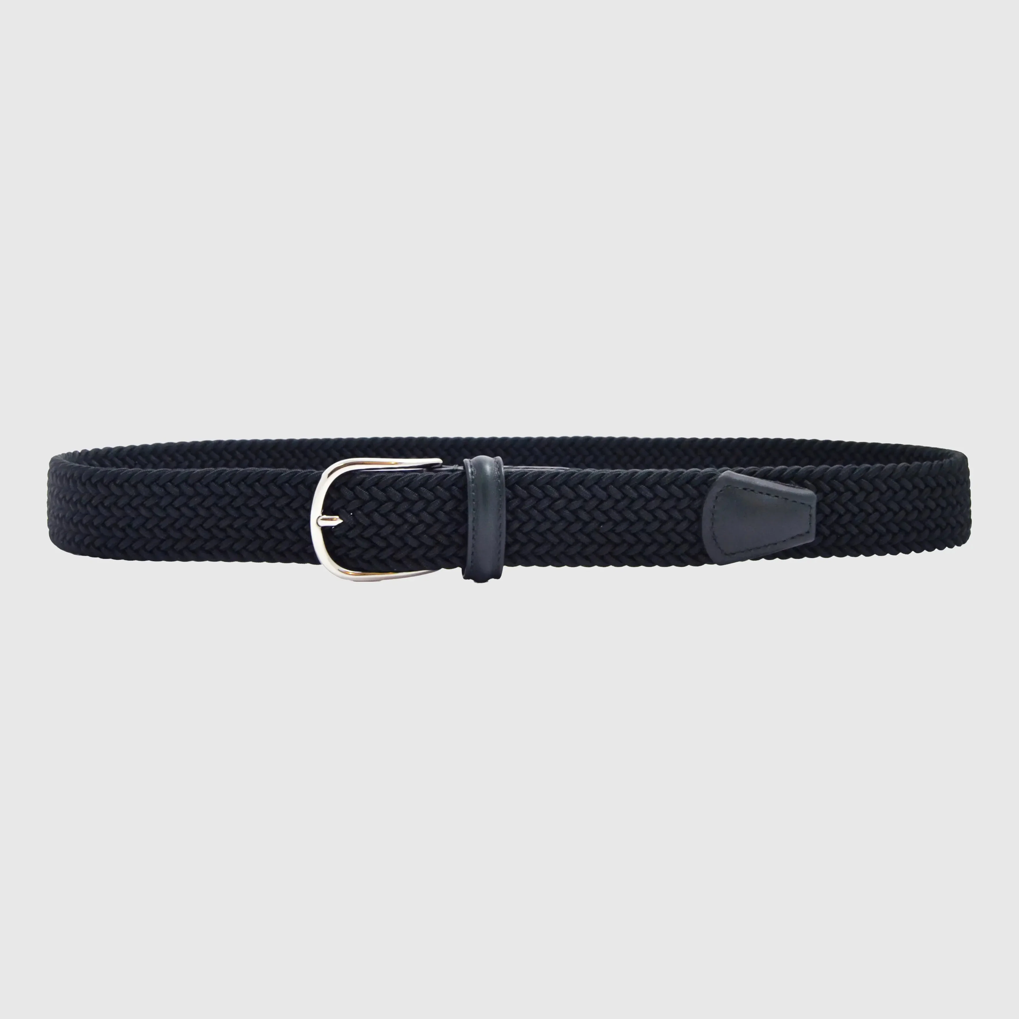 Anderson's - Classic Elastic Woven Belt - Navy