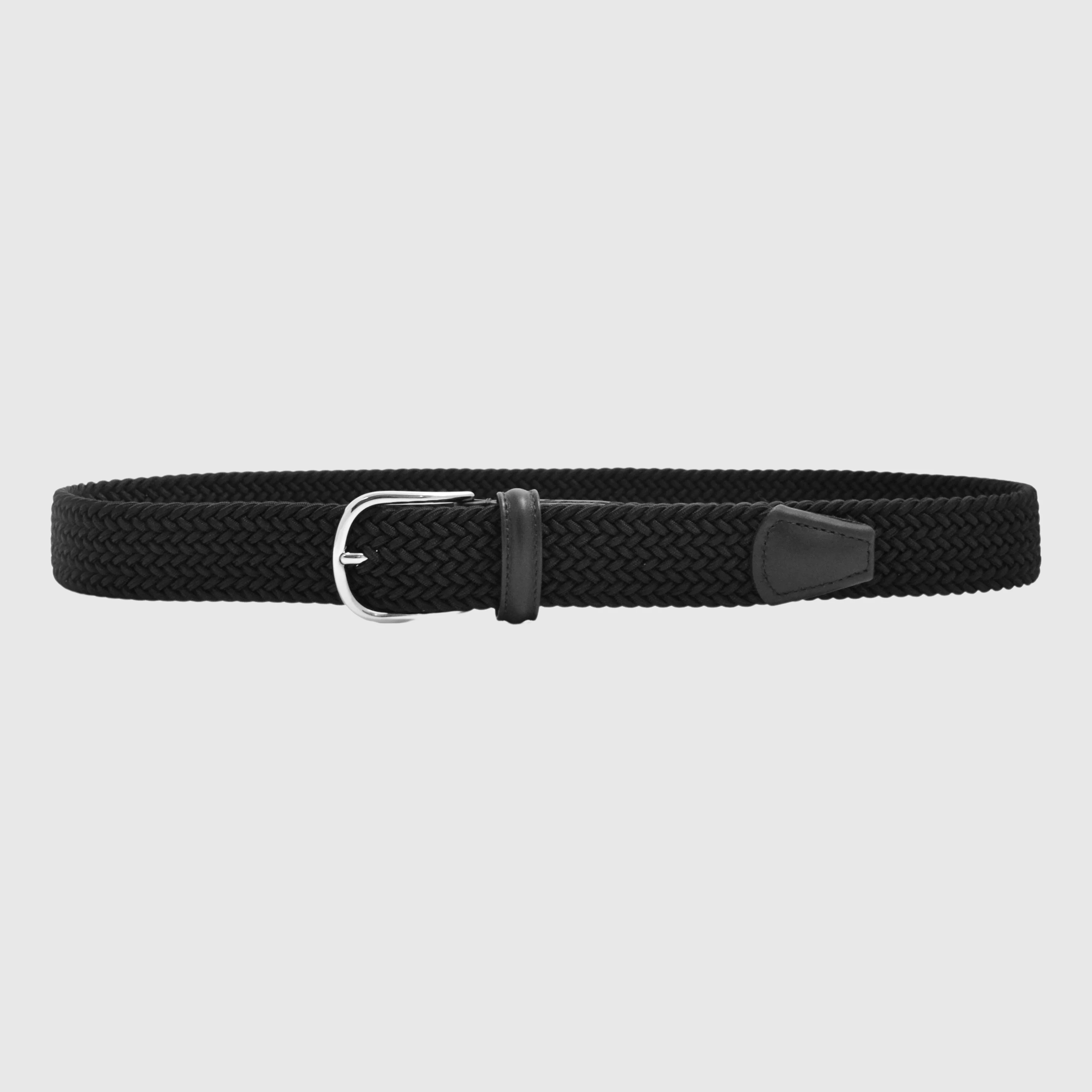 Anderson's - Classic Elastic Woven Belt - Black