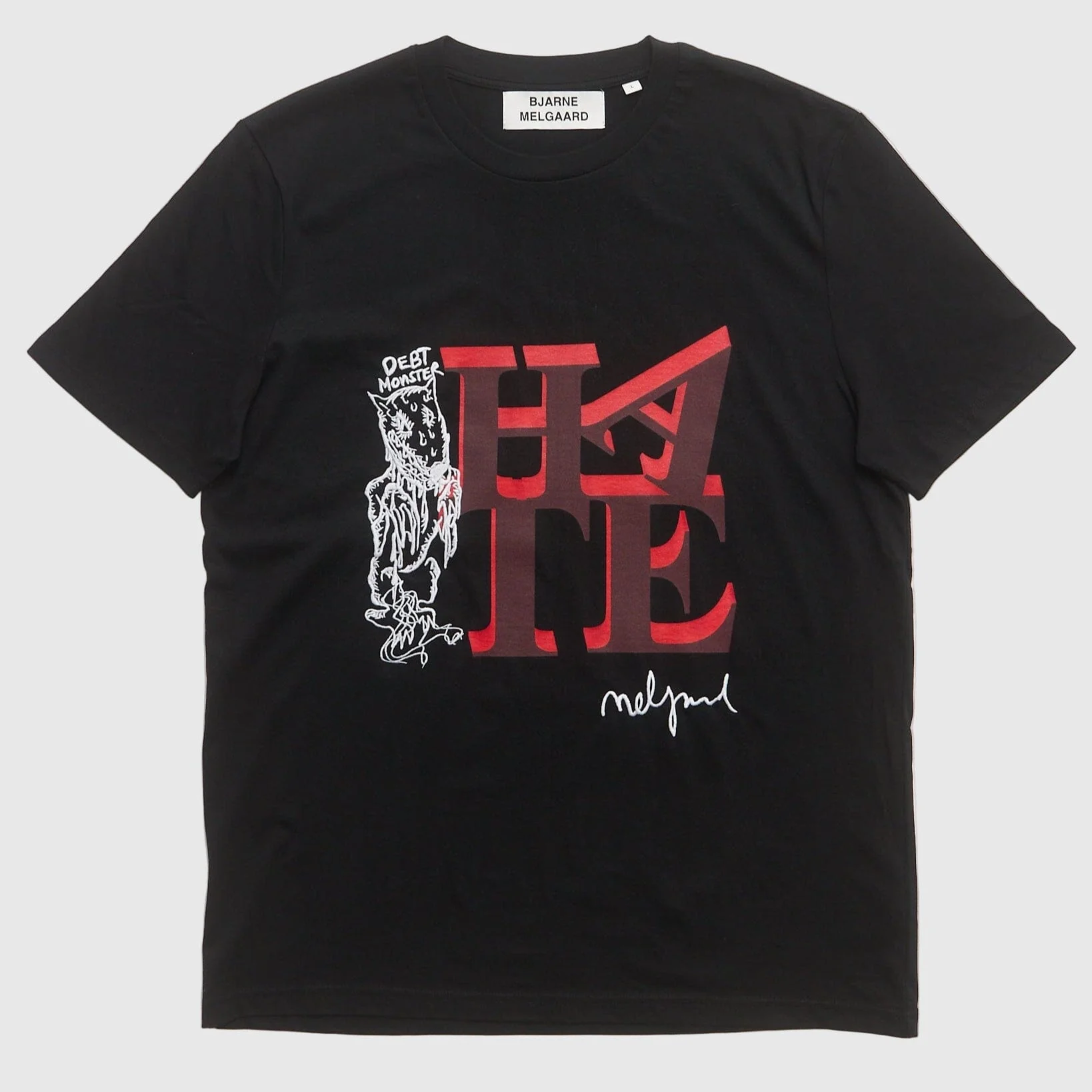 Bjarne Melgaard - Hate T-shirt - Black
