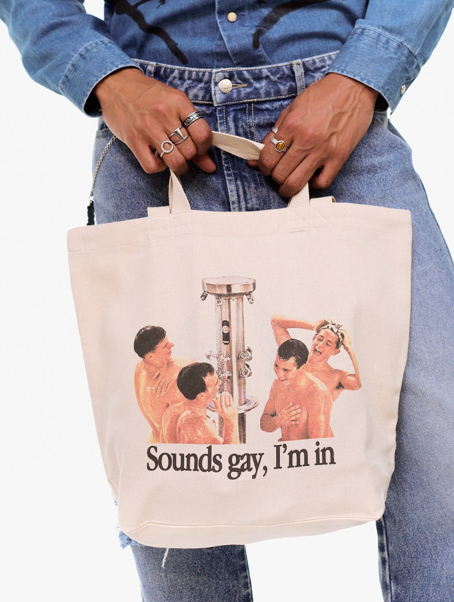 Carne Bollente - Ally Gay Tote Bag - Natural - Image 2