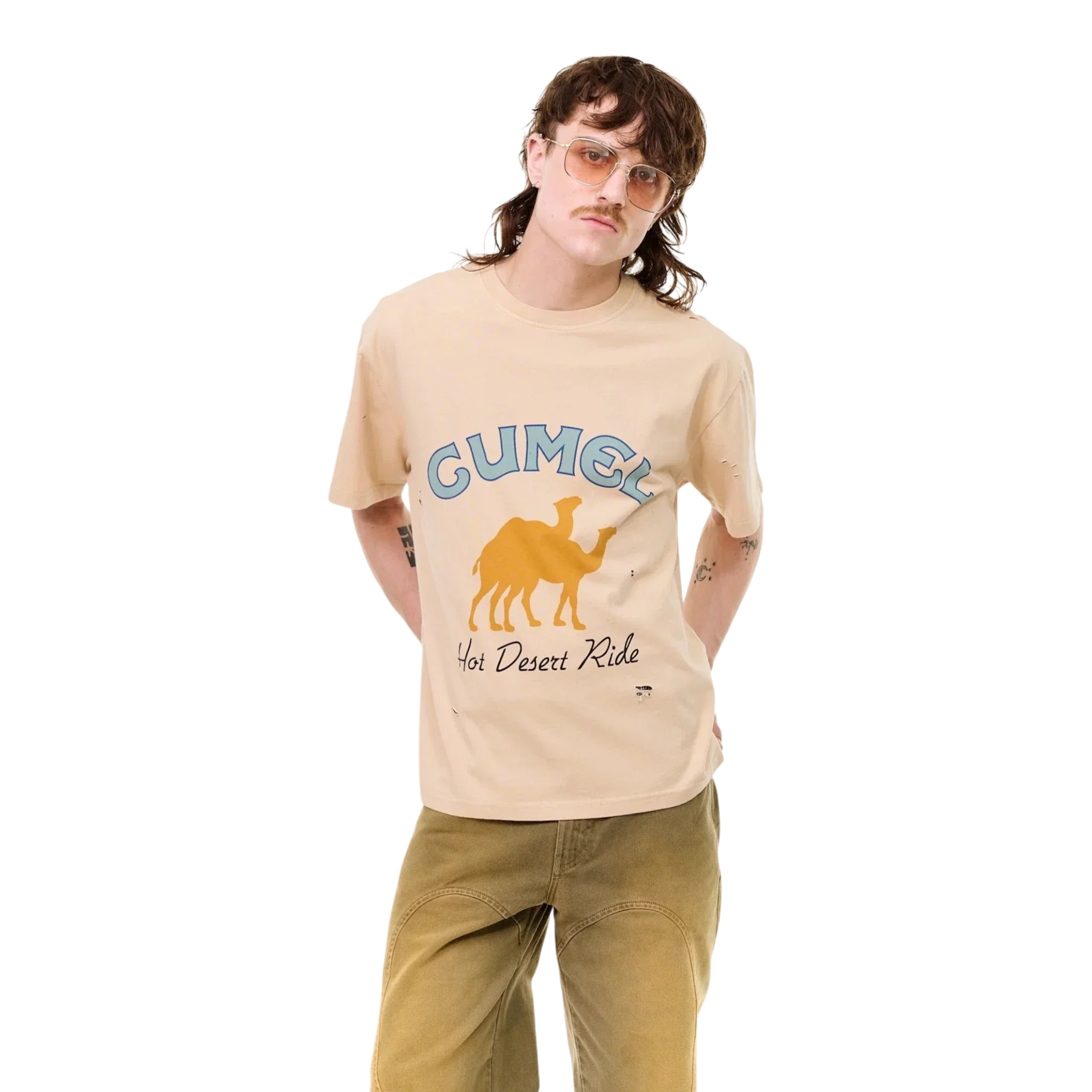 Carne Bollente - Cumel T-shirt - Off-Beige - Image 2