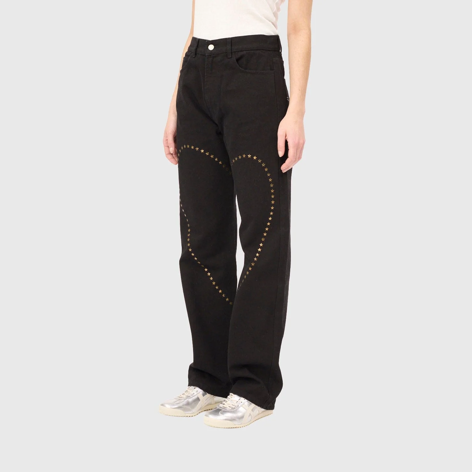 Carne Bollente - Heart Break Jeans - Black - Image 11