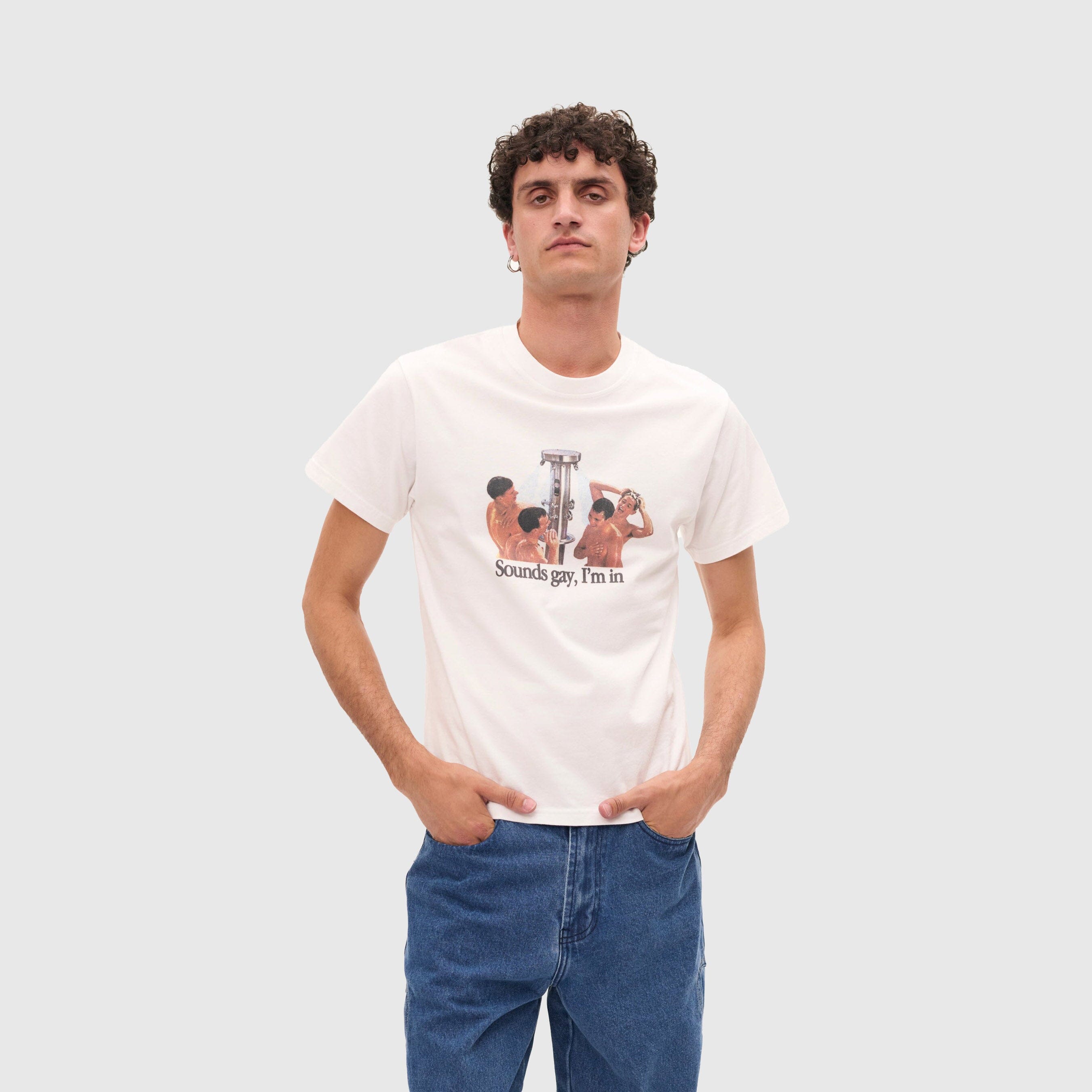 Carne Bollente - Sounds Gay, I'm In T-shirt - White - Image 2