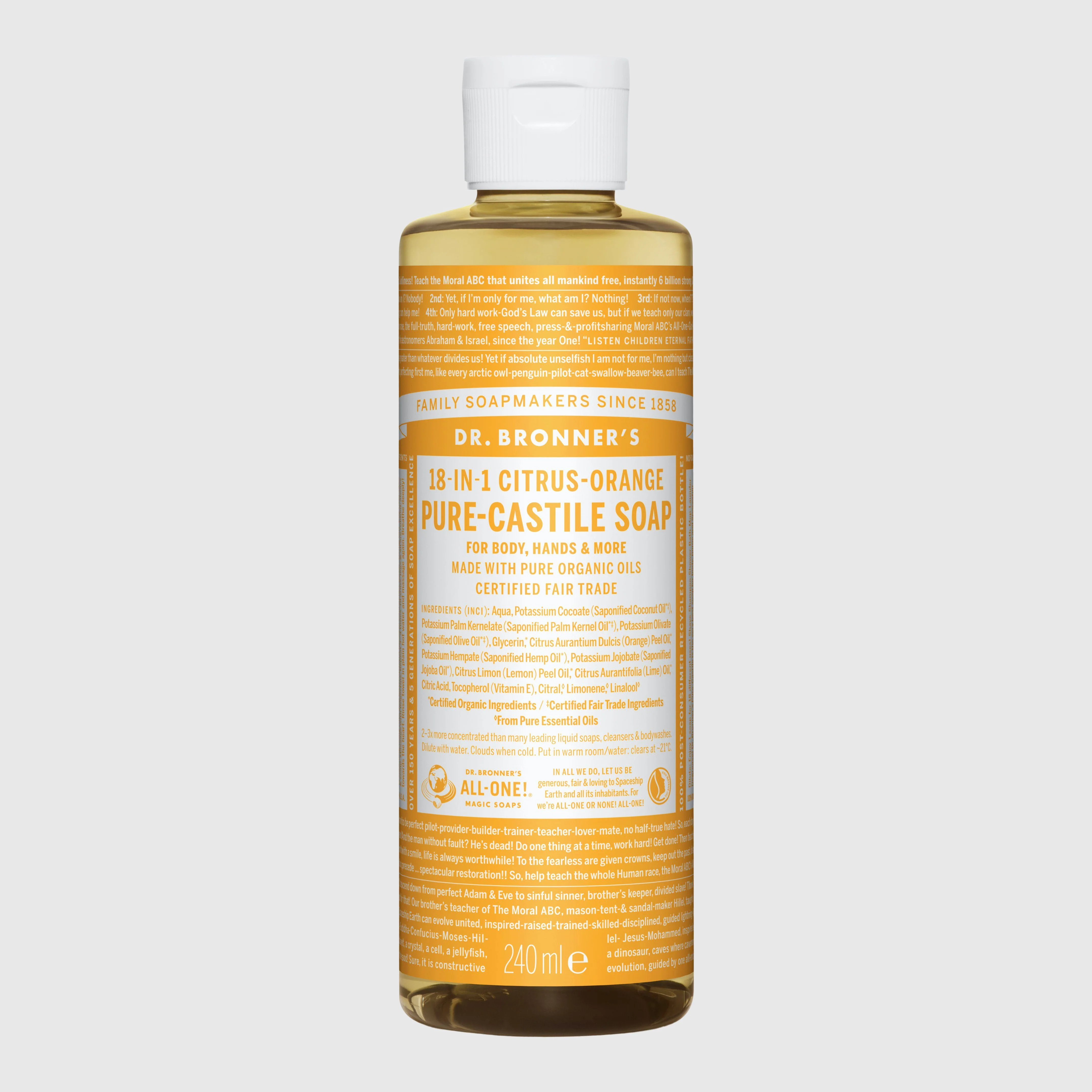 Dr. Bronner's - 18-in-1 Pure-Castile Liquid Soap - Large - Image 2