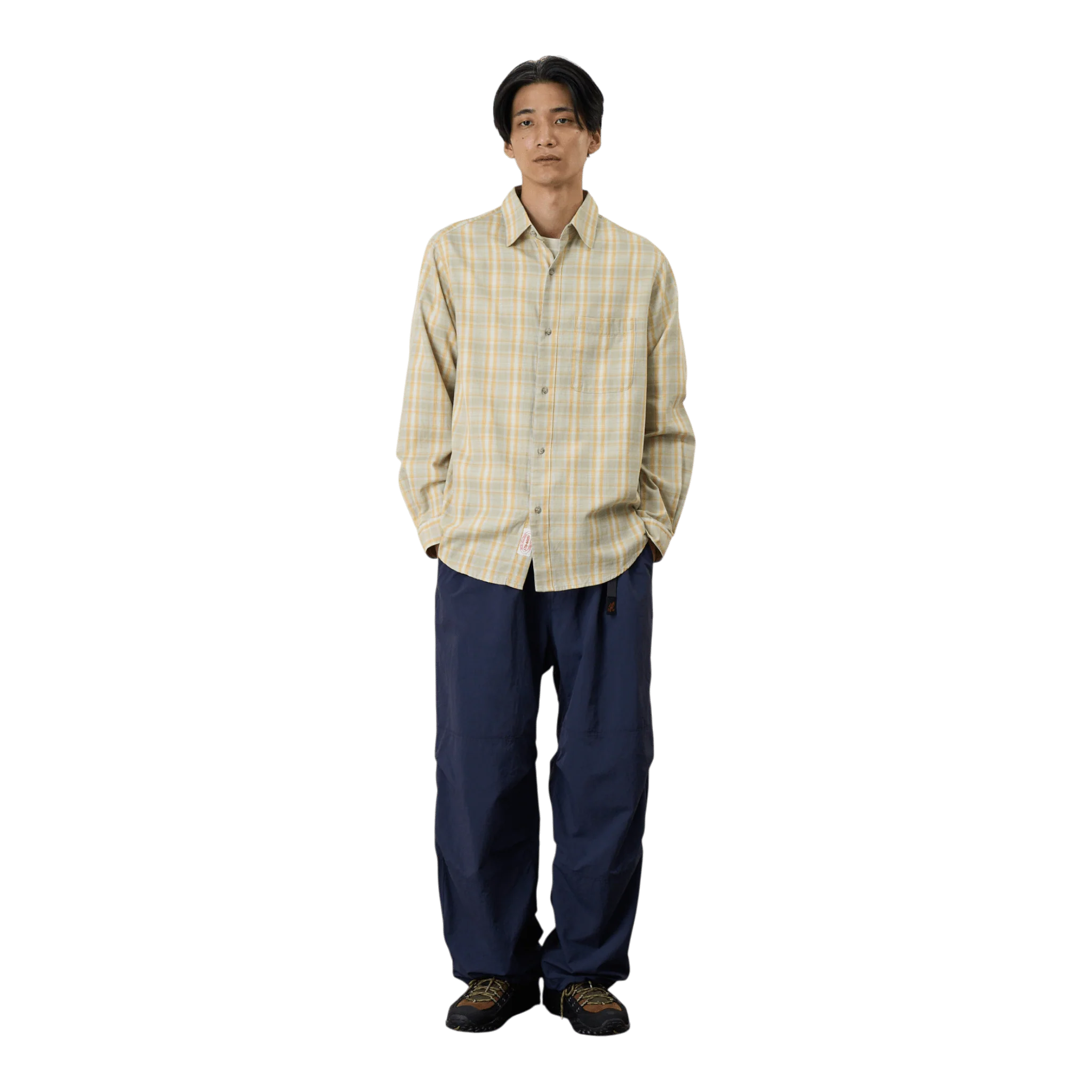 Gramicci - Checkered Ombre Shirt - Mustard - Image 2