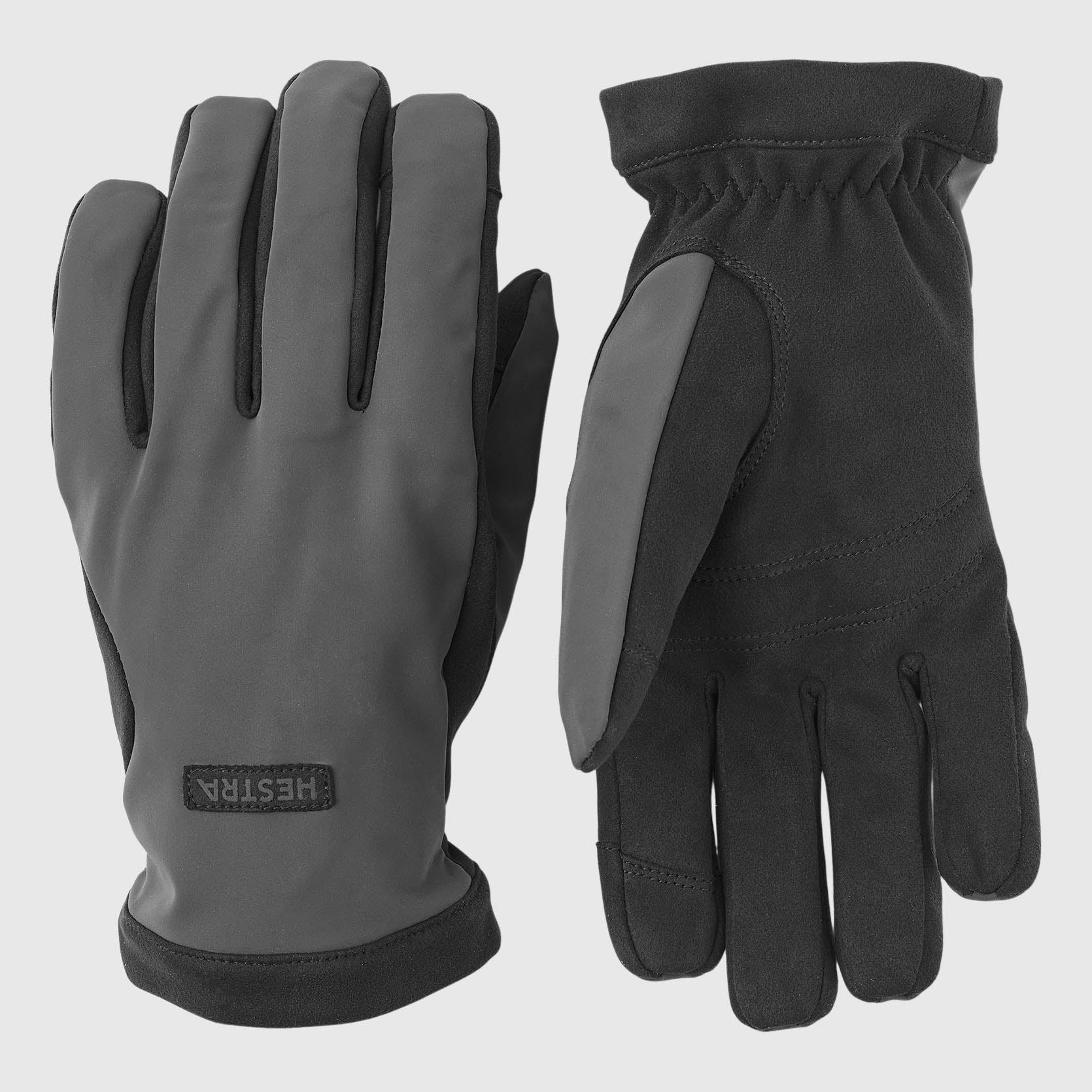 Hestra - Mason Gloves - Dark Grey / Black