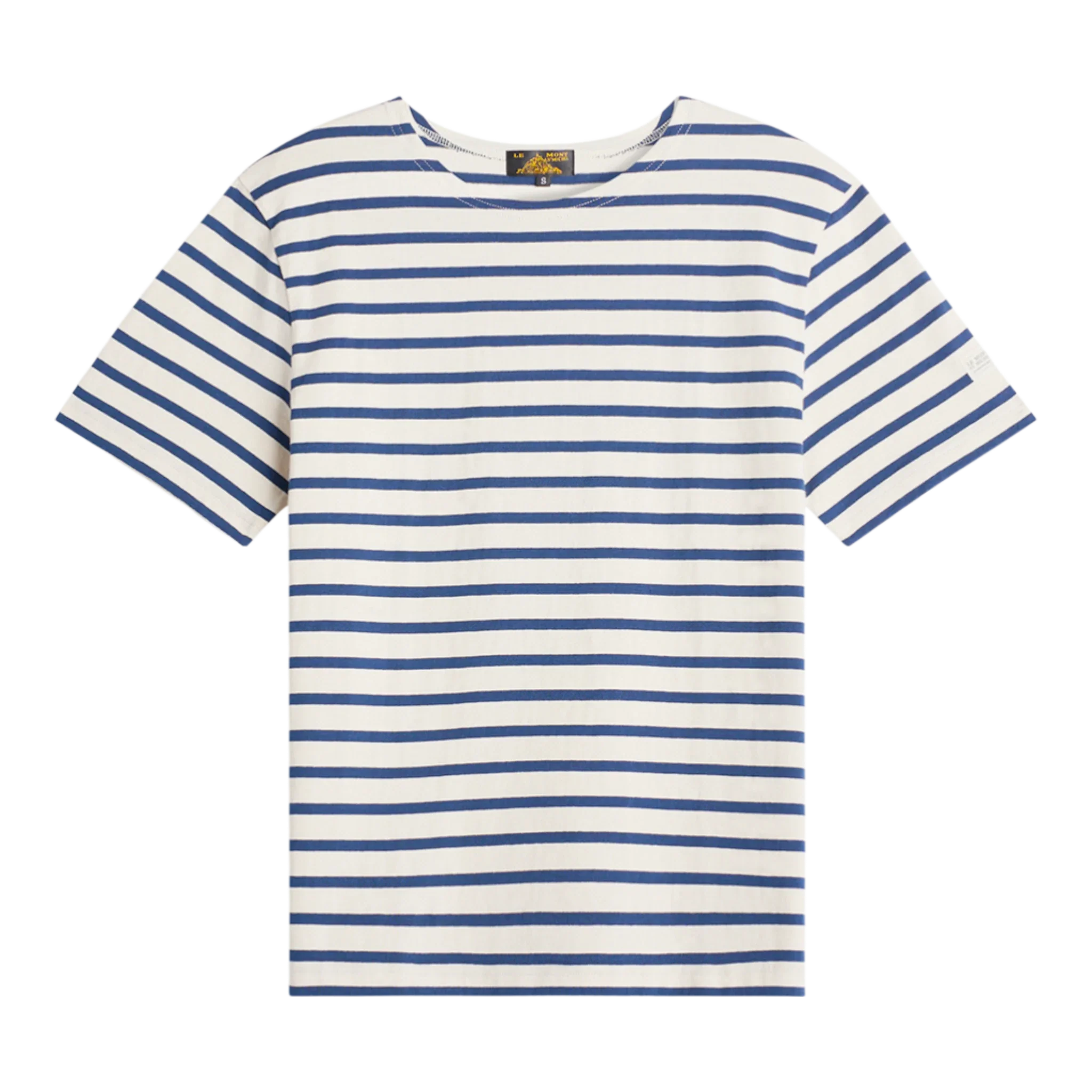 Le Mont Saint Michel - Thibalt Mariniere T-shirt - Offwhite Navy