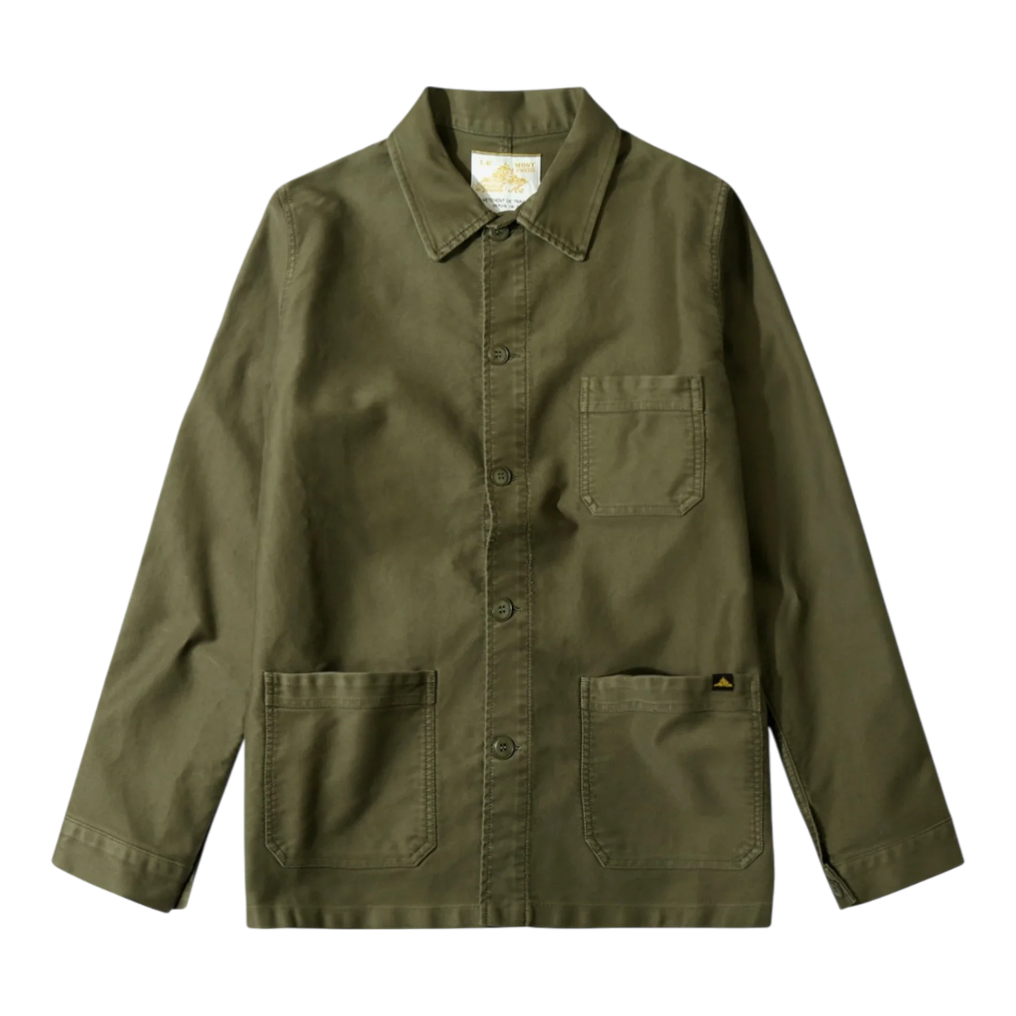 Le Mont Saint Michel - Moleskin Work Jacket - Khaki