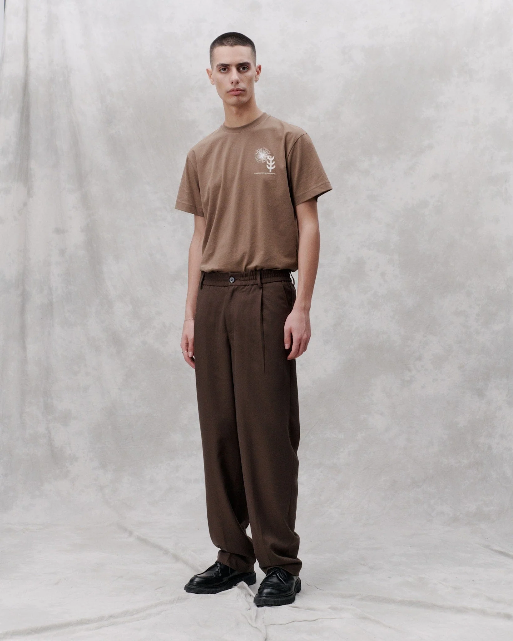 Libertine-Libertine - Twill Agency Pants - Chocolate Brown - Image 2