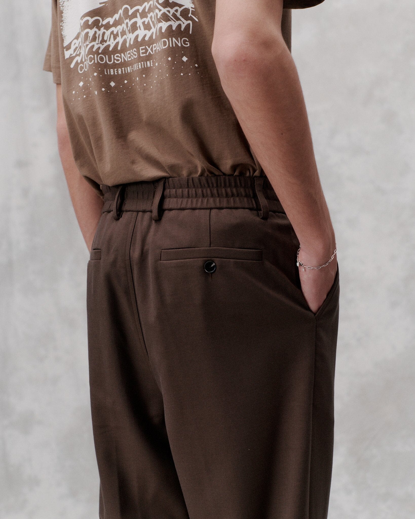 Libertine-Libertine - Twill Agency Pants - Chocolate Brown - Image 6