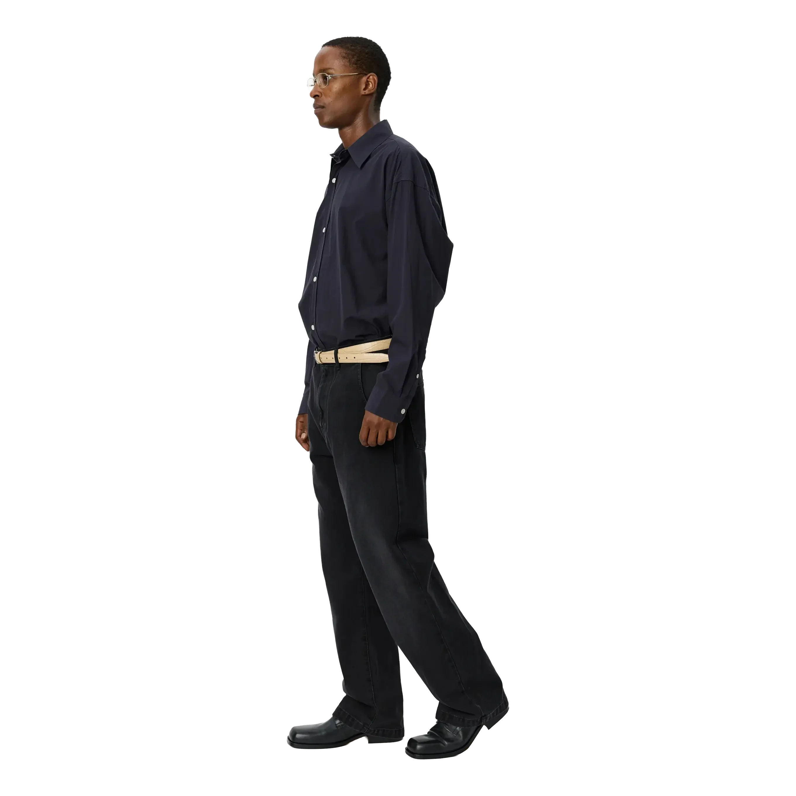 mfpen - Straight Cut Jeans - Faded Black - Image 2