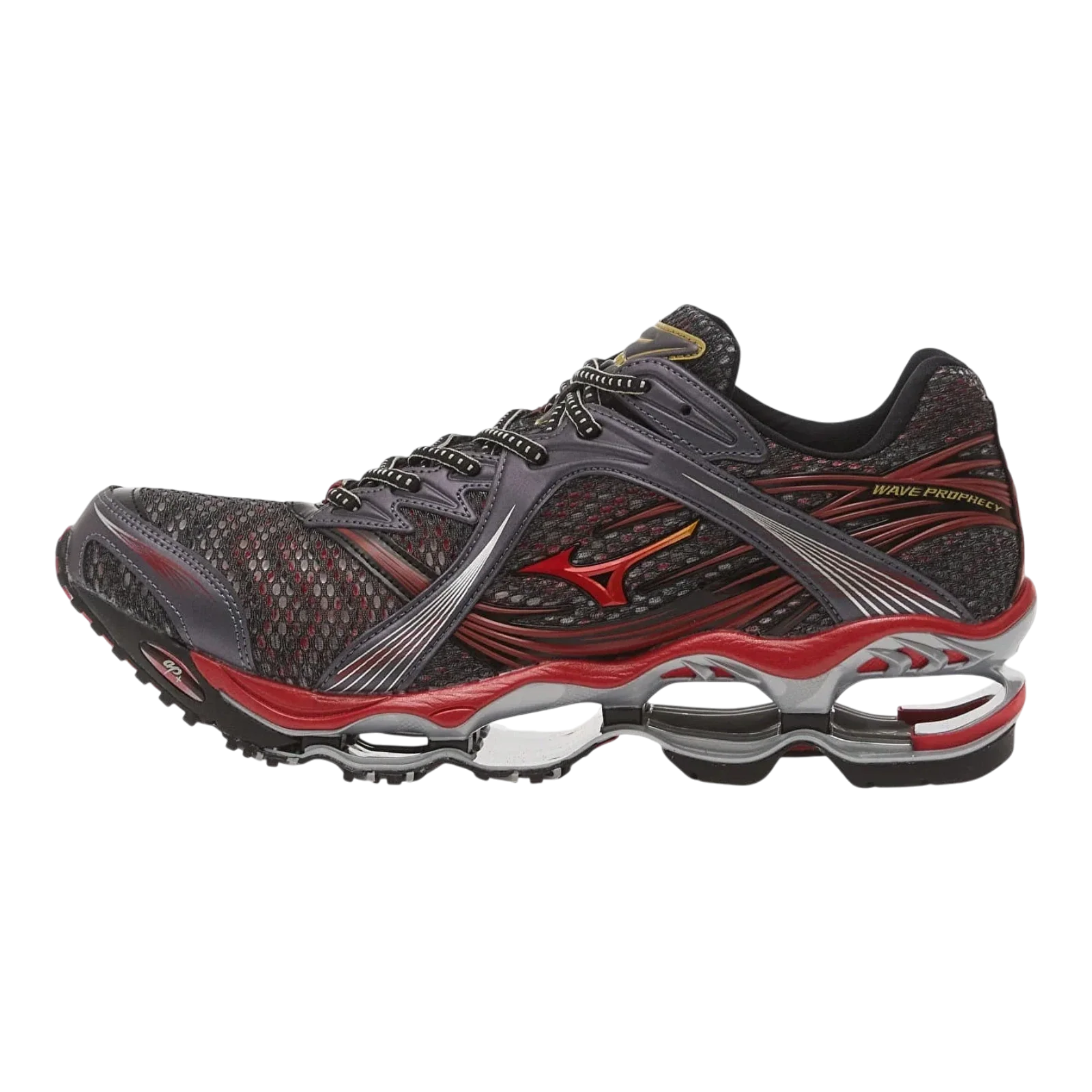 Mizuno - Wave Prophecy 1 - Harbor Mist/Chinese Red/Black
