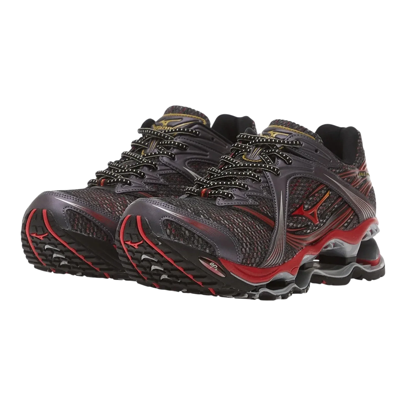 Mizuno - Wave Prophecy 1 - Harbor Mist/Chinese Red/Black - Image 2