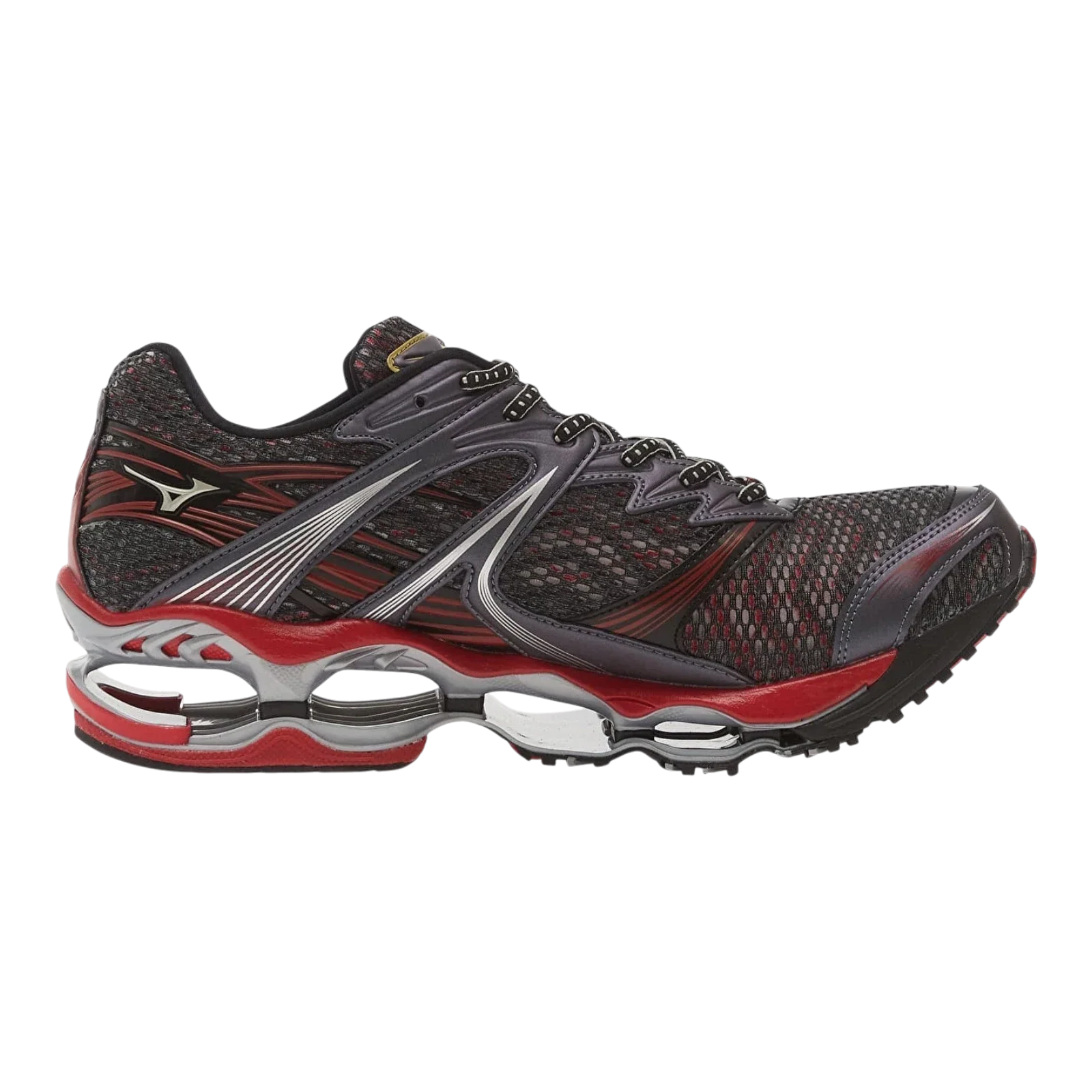 Mizuno - Wave Prophecy 1 - Harbor Mist/Chinese Red/Black - Image 3