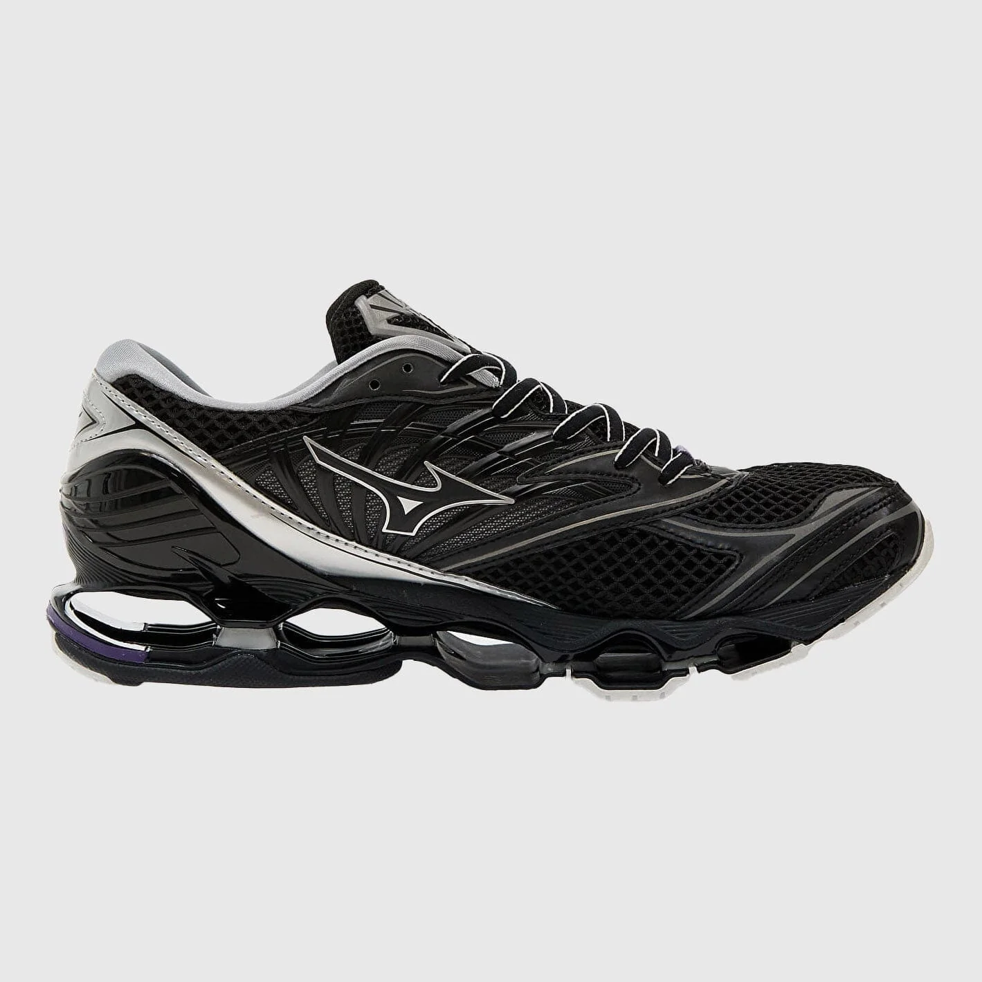 Mizuno - Wave Prophecy LS - Black / Silver / Purple Haze