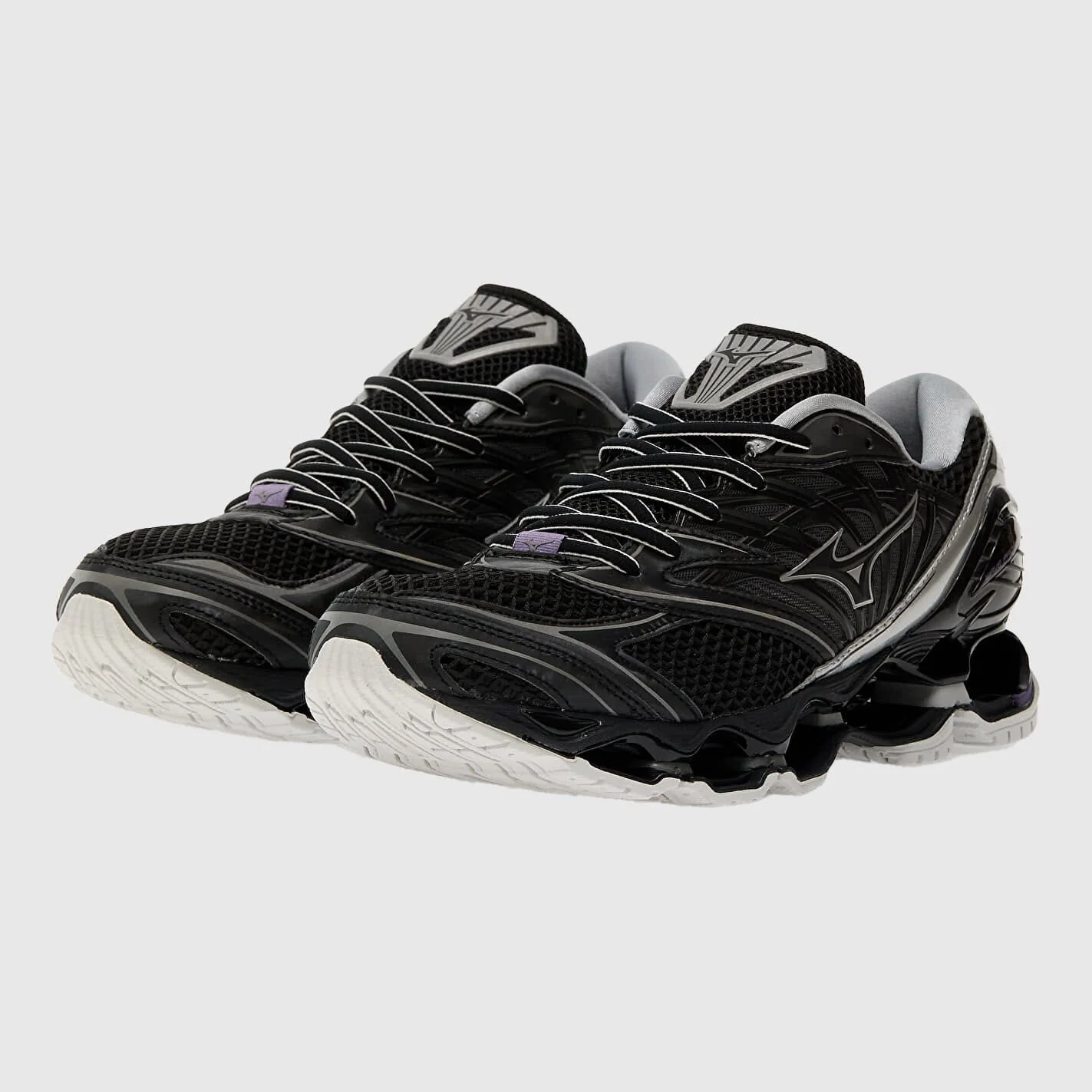 Mizuno - Wave Prophecy LS - Black / Silver / Purple Haze - Image 2