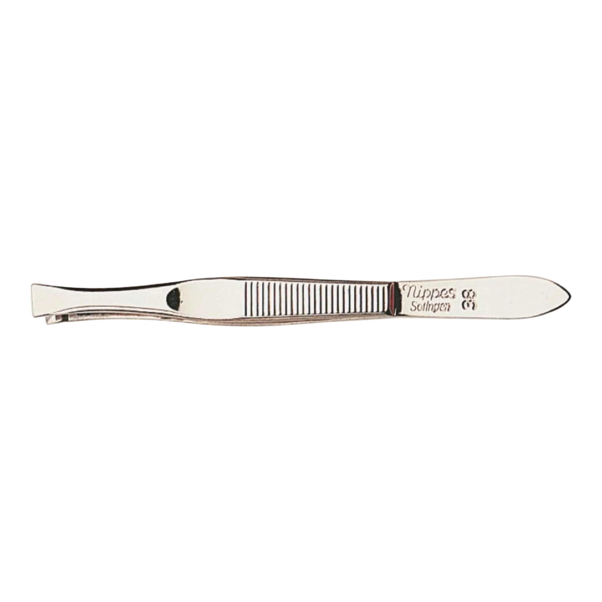 Nippes pinsett med ribber - Forniklet - Image 2