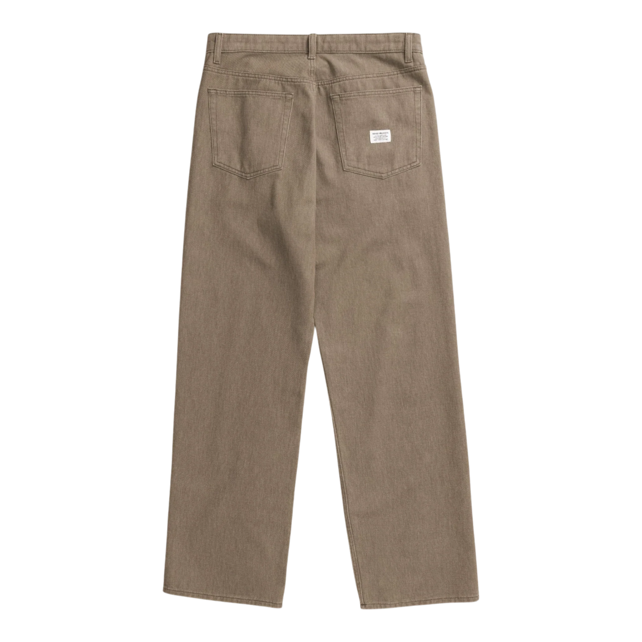 Norse Projects - Korshavn Relaxed 5 Pocket Resist Dyed Twill - Walnut - Image 2