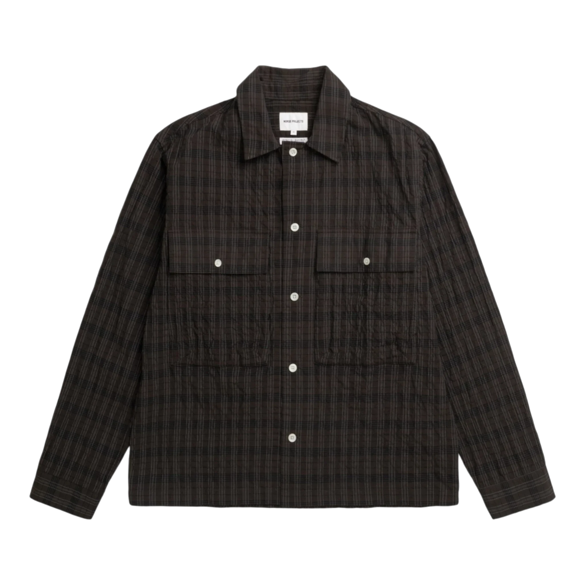 Norse Projects - Mols Hunting Check Shirt - Delicioso Brown