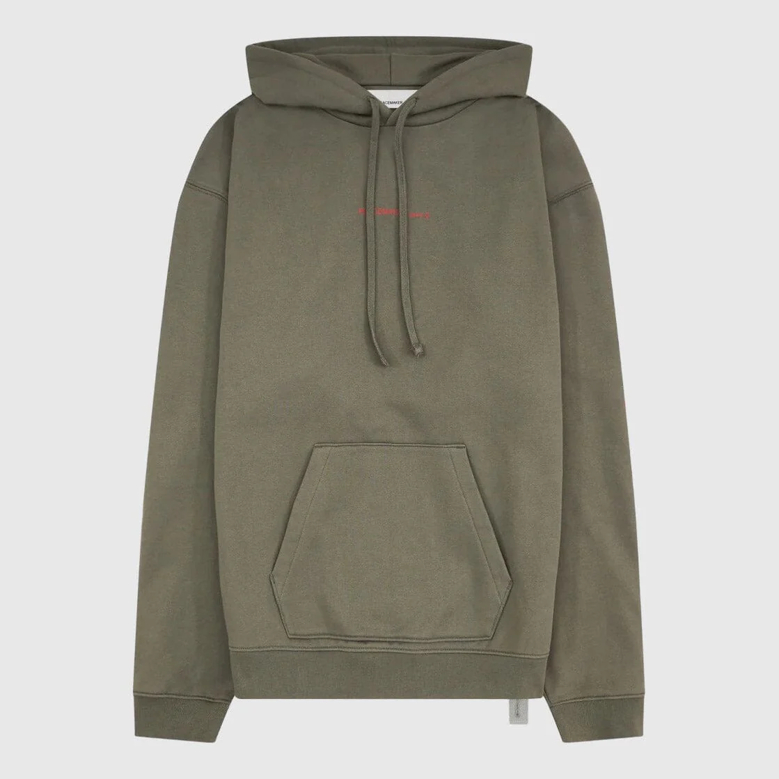 OAMC Peacemaker - Loose Pigeon Print Hoodie - Grey