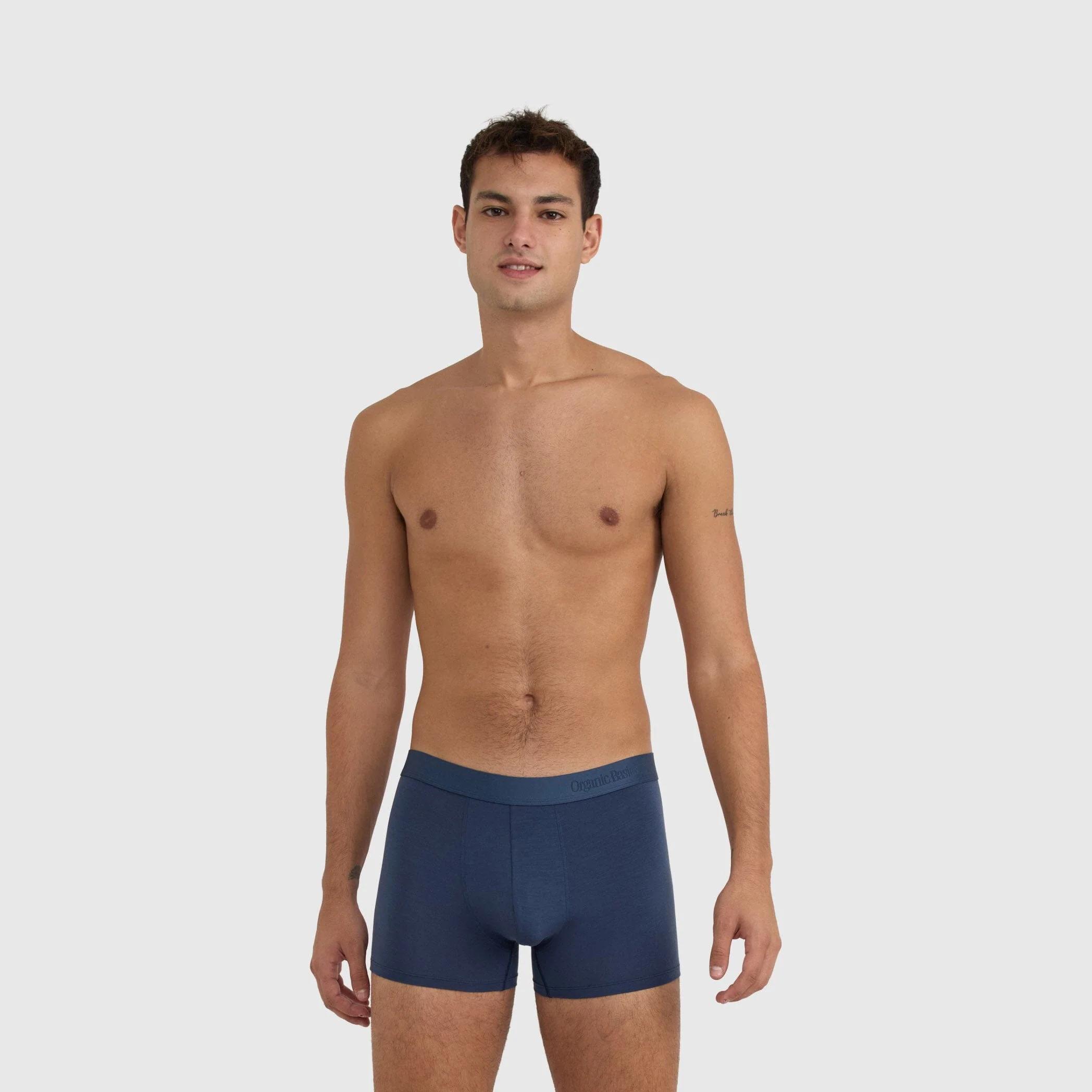 Organic Basics - Soft Touch Trunks 3-pack - Black / White / Midnight Blue - Image 2