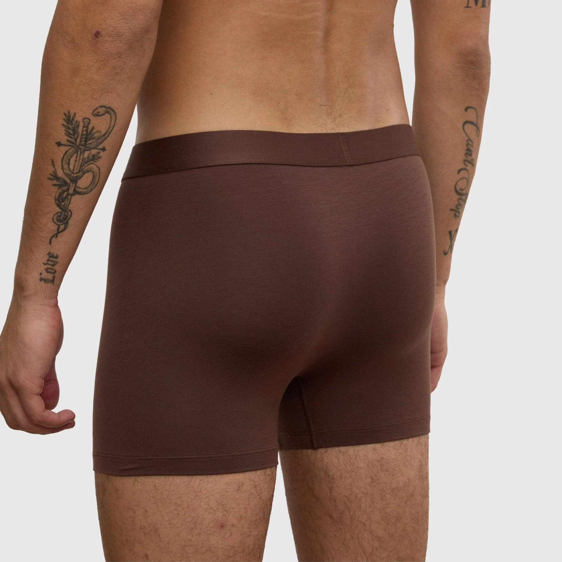 Organic Basics - Soft Touch Trunks 3-pack - Terracotta / Rich Brown / Midnight Blue - Image 6