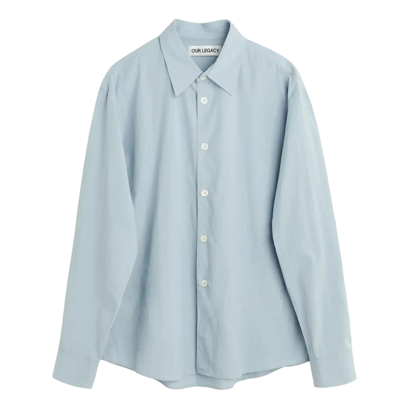 Our Legacy - Beyond Shirt - Powder Blue Liquid Poplin