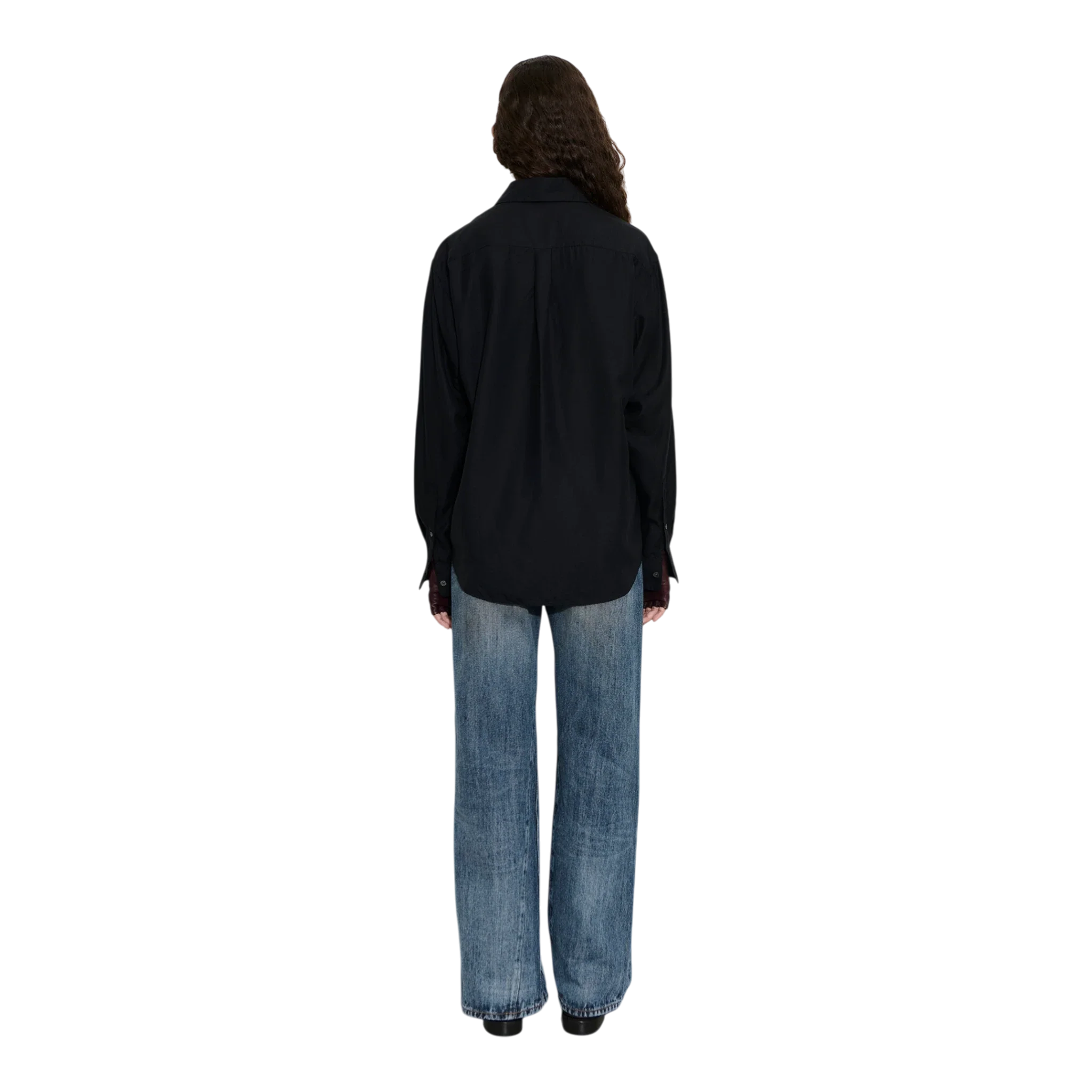 Our Legacy - Forever Shirt - Black Liquid Tencel - Image 3