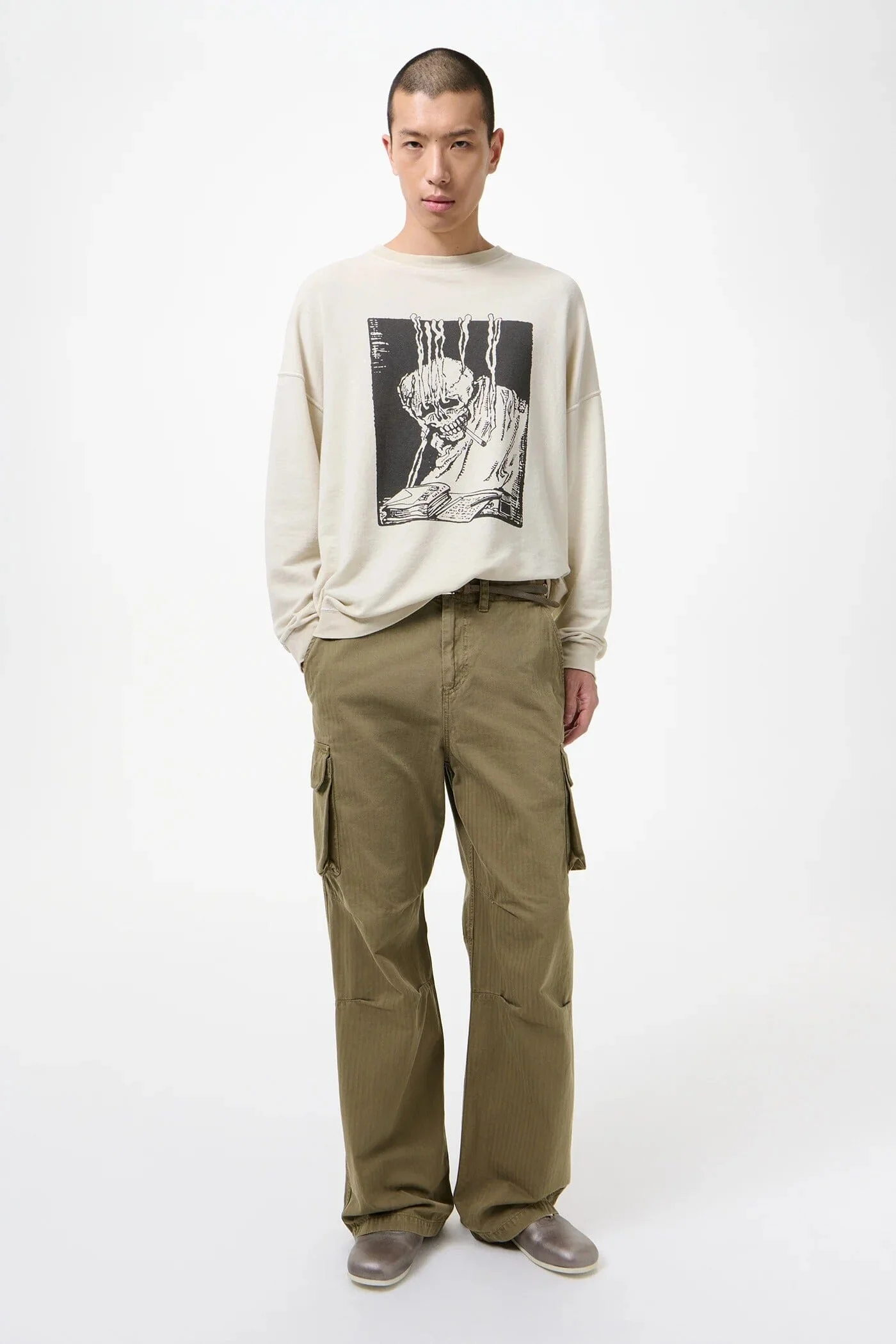 Our Legacy - Mount Cargo - Uniform Olive Herringbone - Image 2