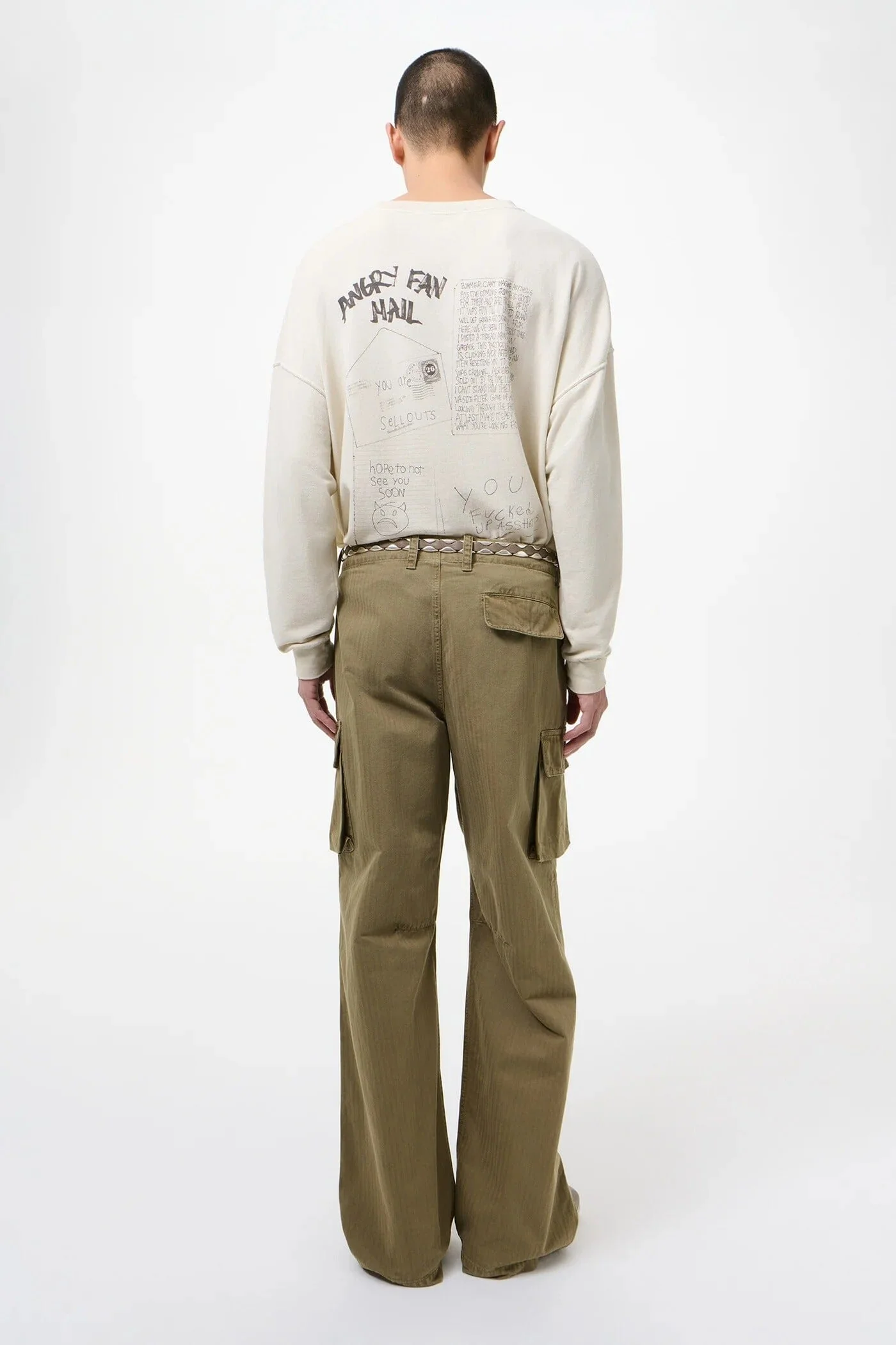 Our Legacy - Mount Cargo - Uniform Olive Herringbone - Image 6