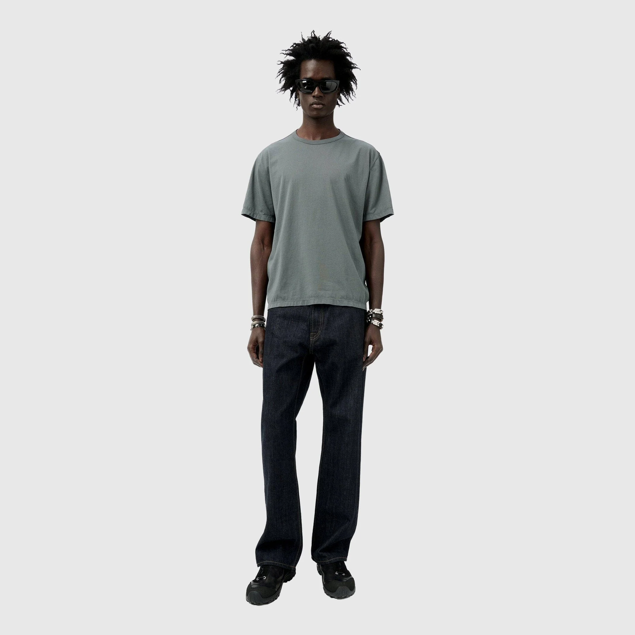 Our Legacy - New Box T-Shirt - Sage Grey - Image 2