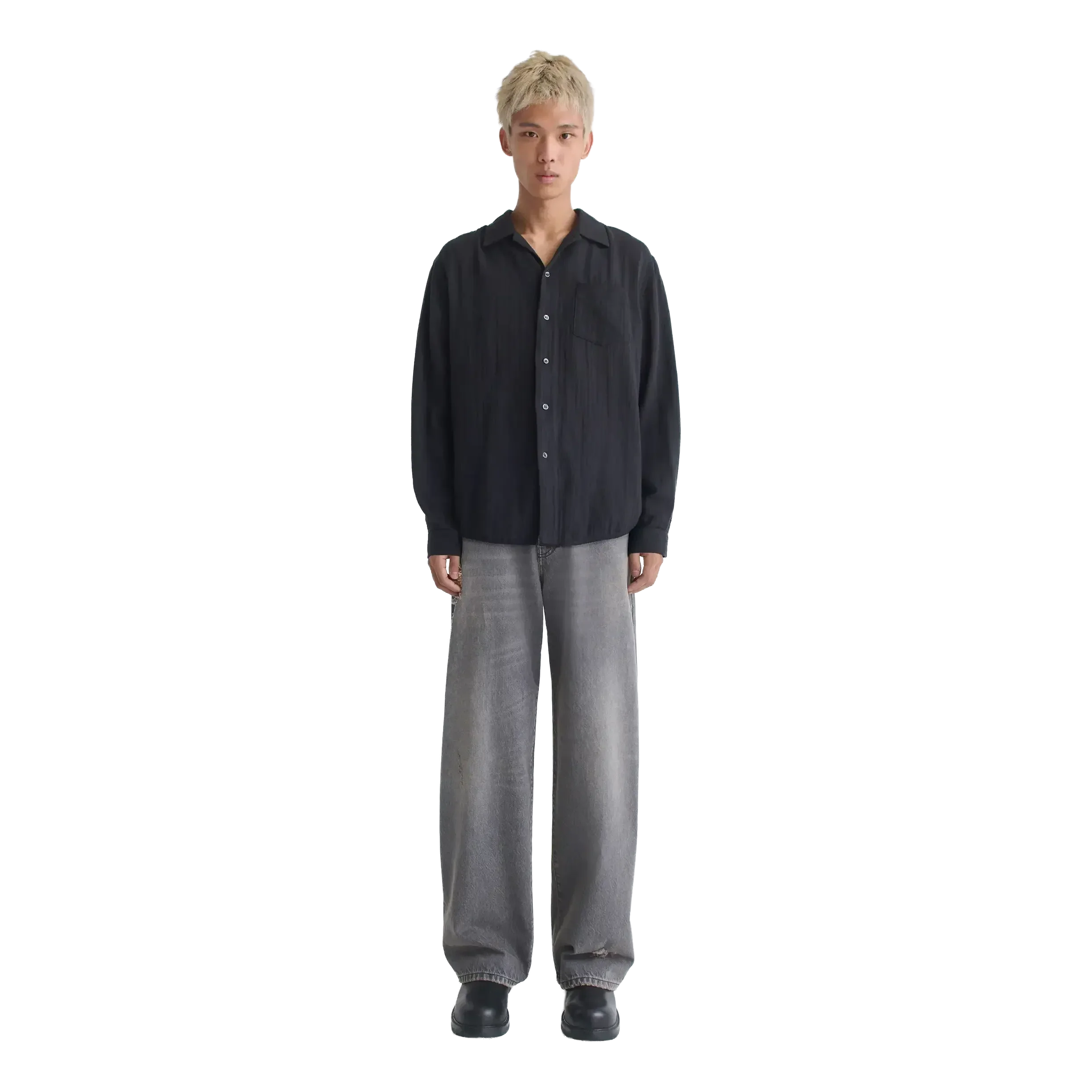 Séfr - Leo Shirt - Light Black - Image 2