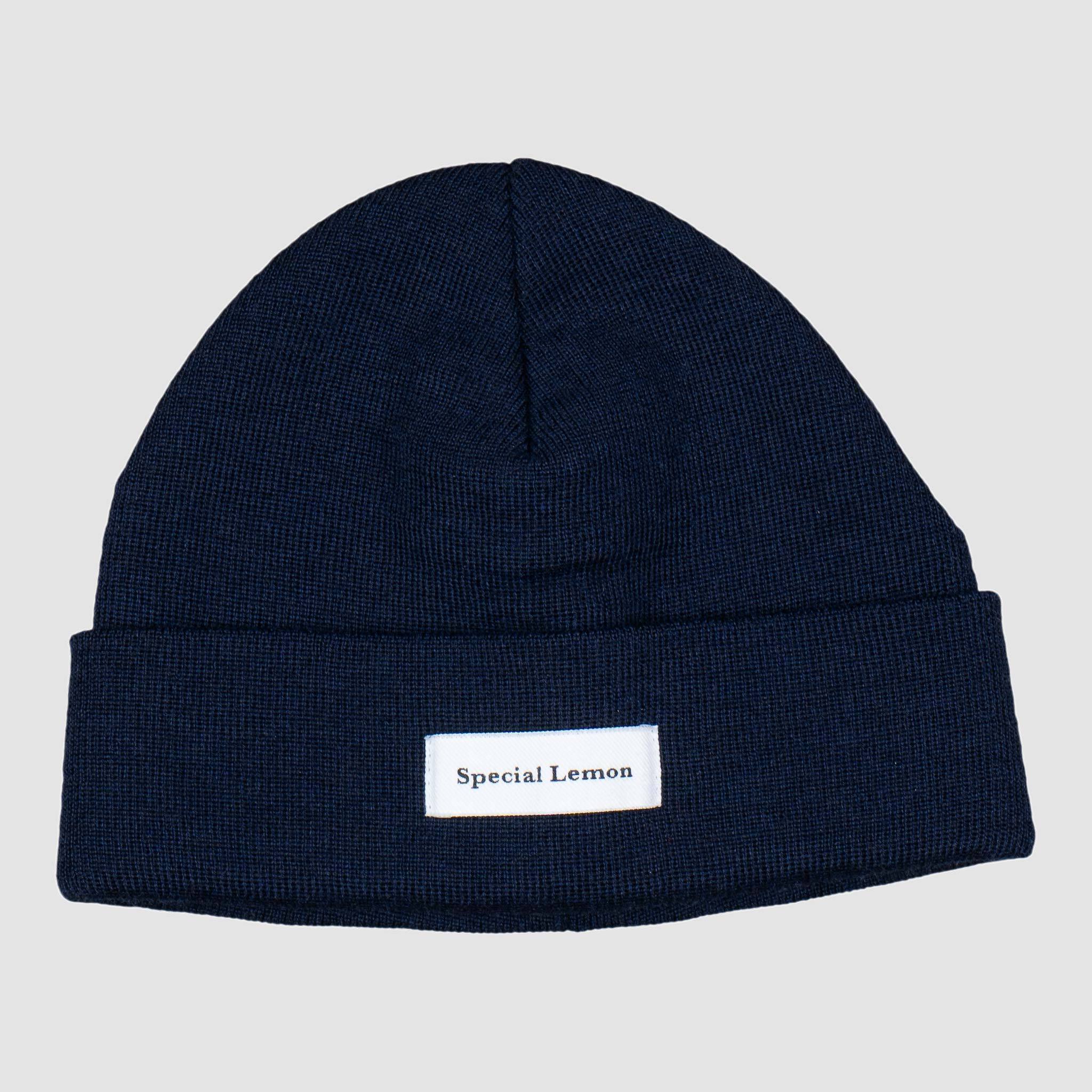 Special Lemon - Logo Beanie - Navy White
