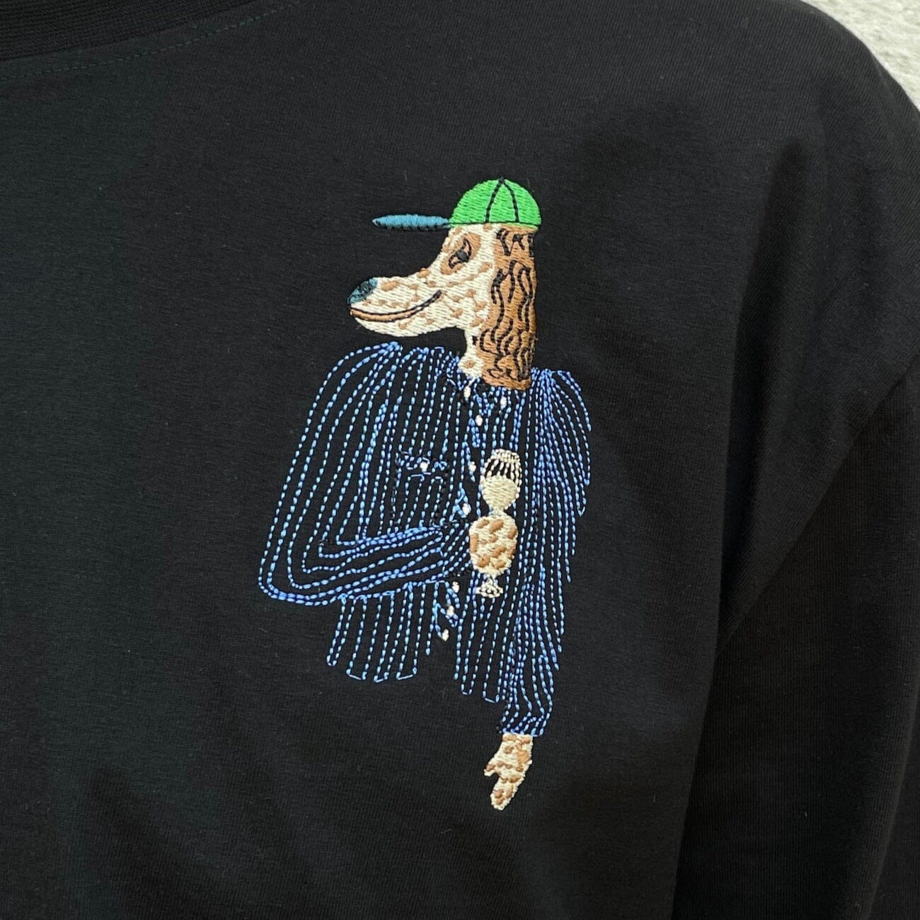 Special Lemon - x Charlie Roberts Dog Longsleeve - Black - Image 2