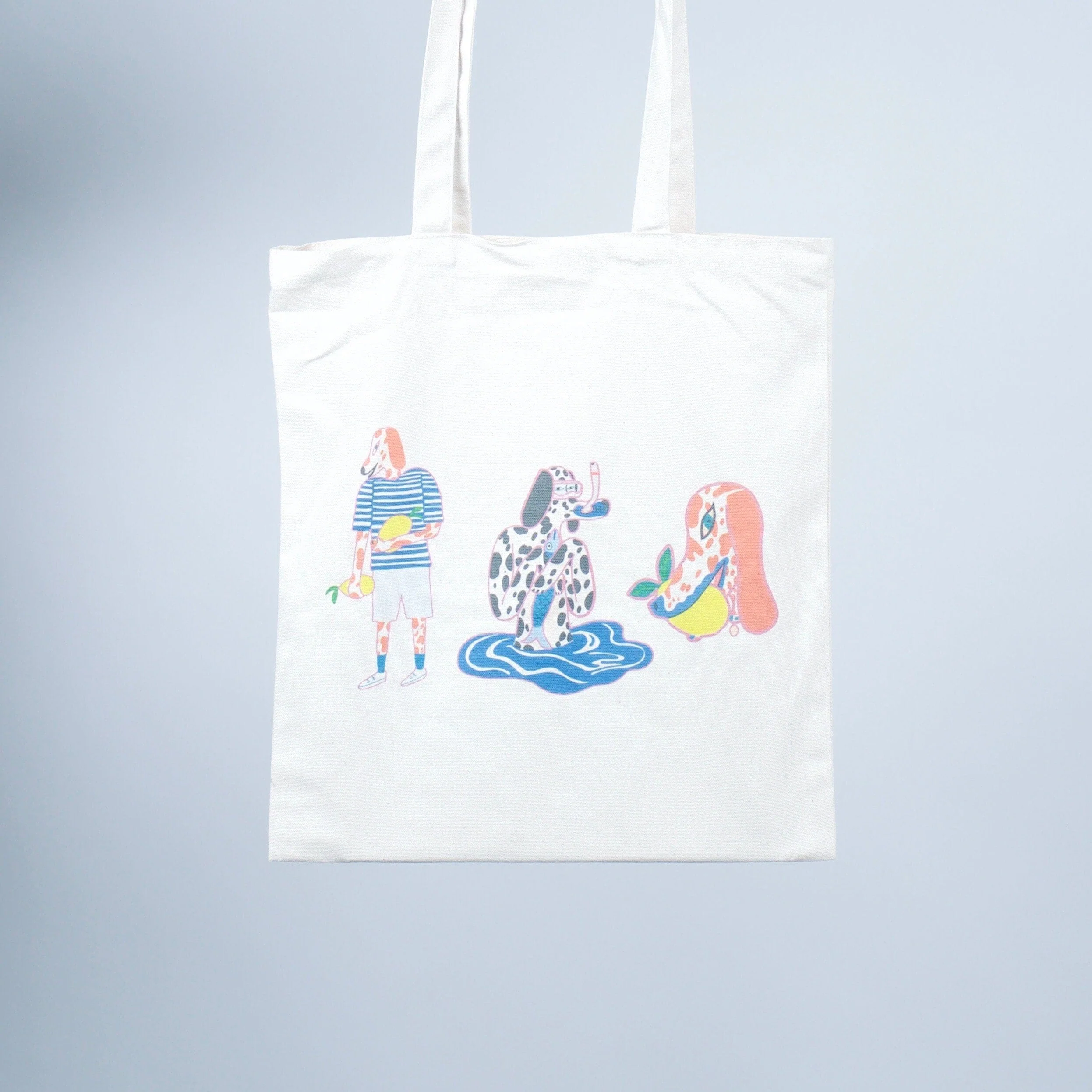 Special Lemon - x Charlie Roberts tote bag - Dogs