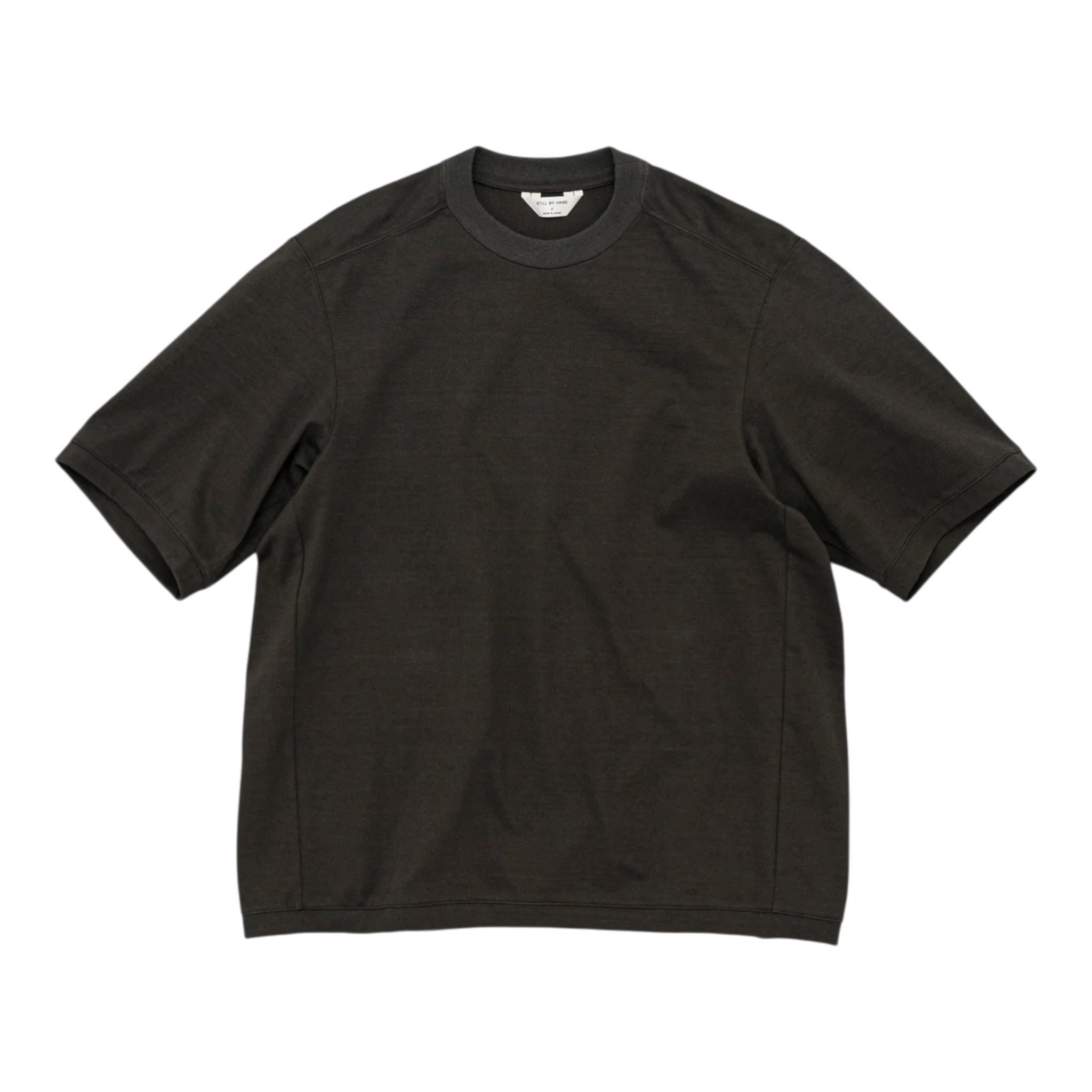 Still by Hand - Half Sleeve Sweatshirt - Brown Charcoal