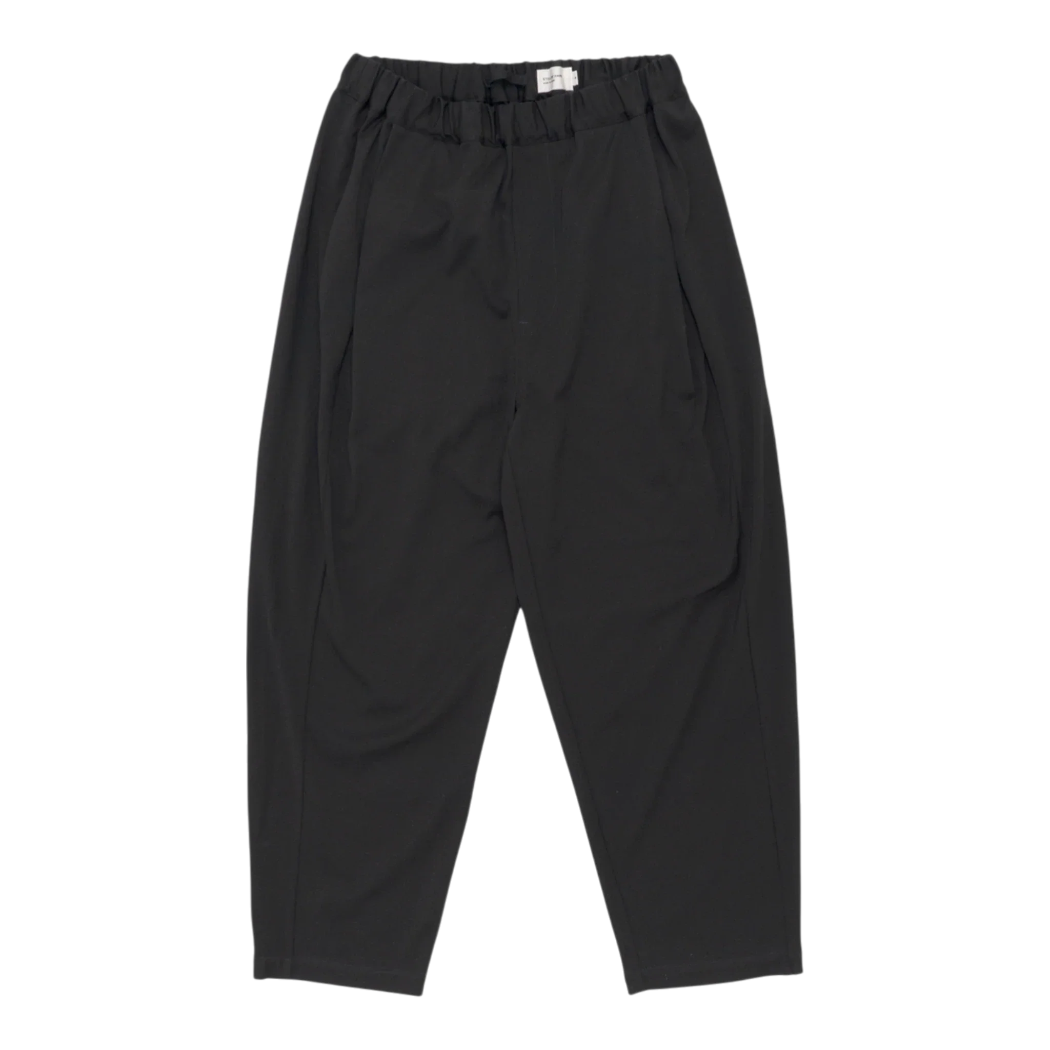 Still by Hand - Twisted Jersey Pants - Black Navy