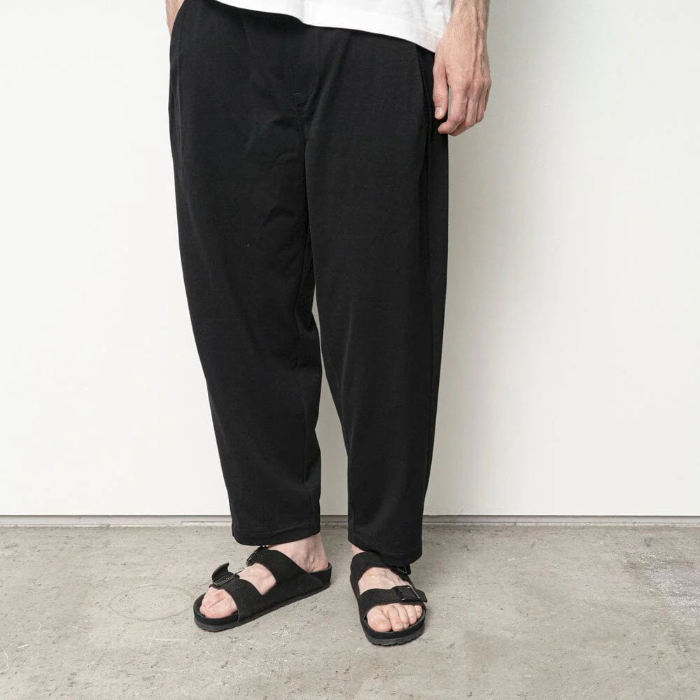 Still by Hand - Twisted Jersey Pants - Black Navy - Image 2