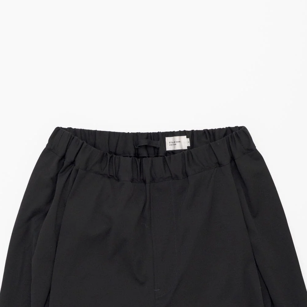 Still by Hand - Twisted Jersey Pants - Black Navy - Image 4