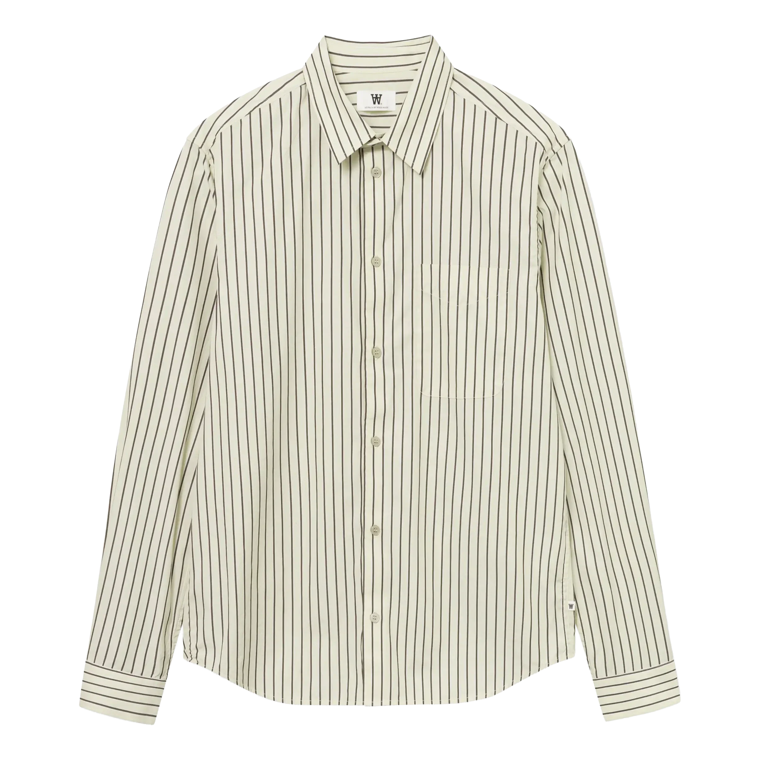 Wood Wood - Adrian Shirt - Desert Palm Stripe