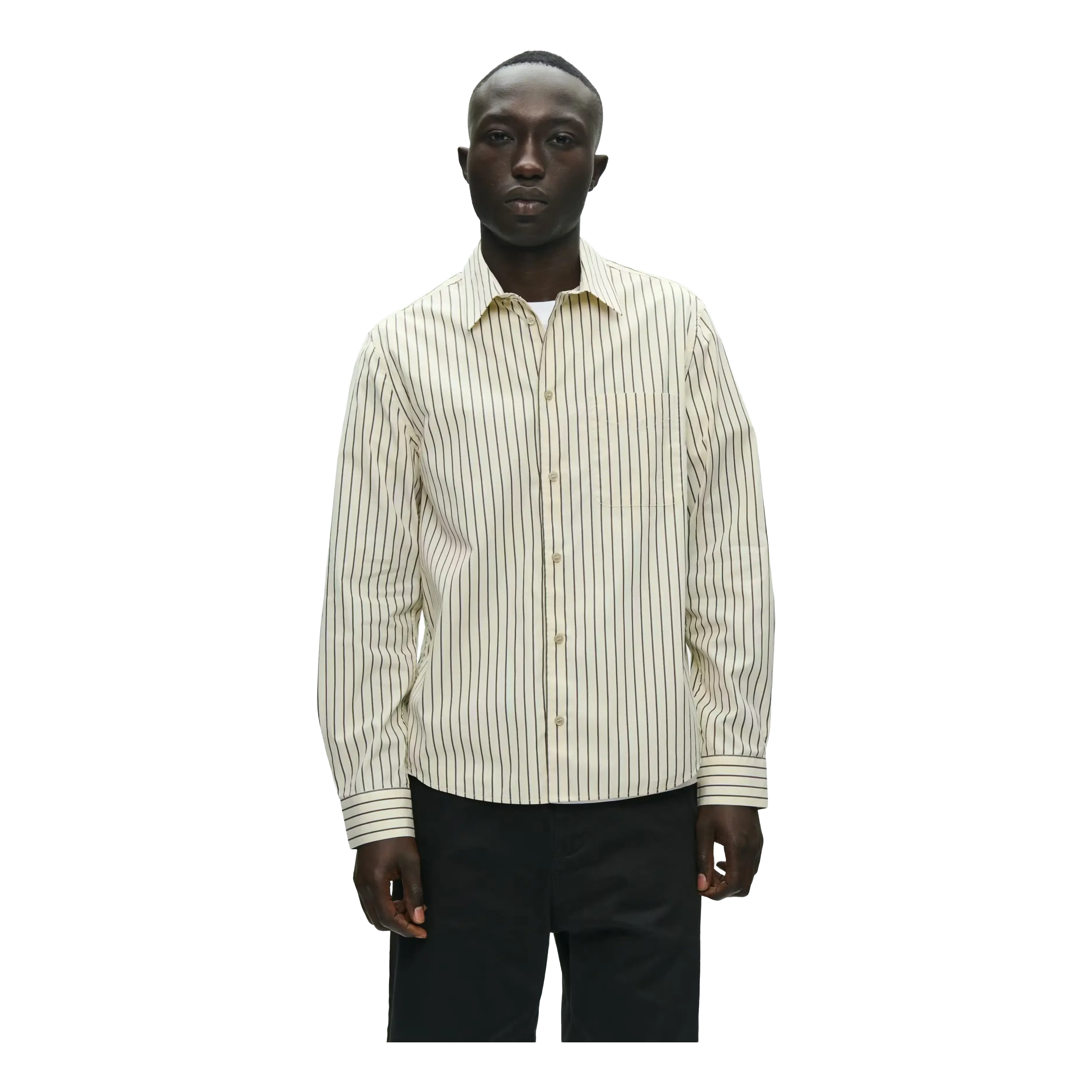 Wood Wood - Adrian Shirt - Desert Palm Stripe - Image 2