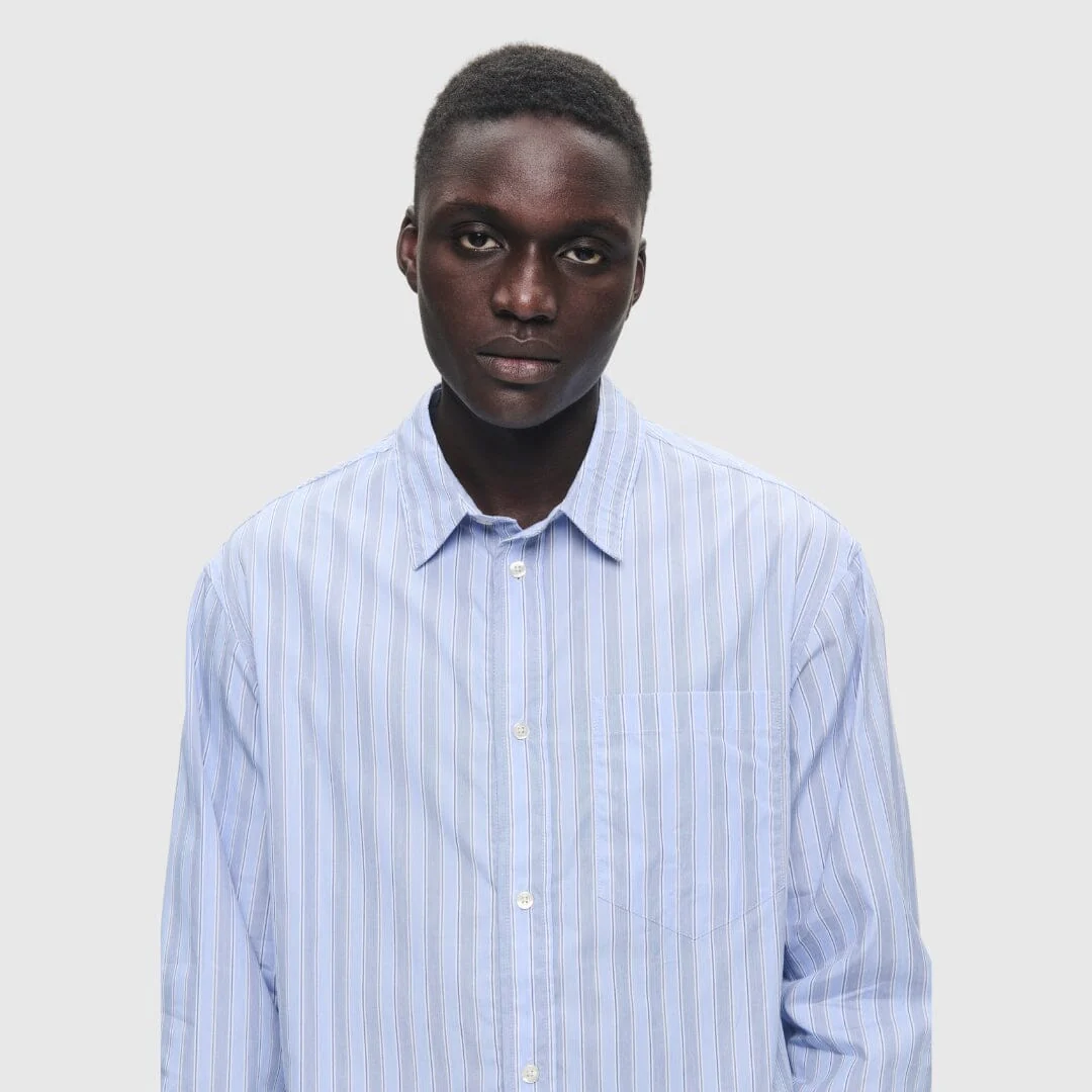 Wood Wood - Nico Shirt - Chambray Blue - Image 3