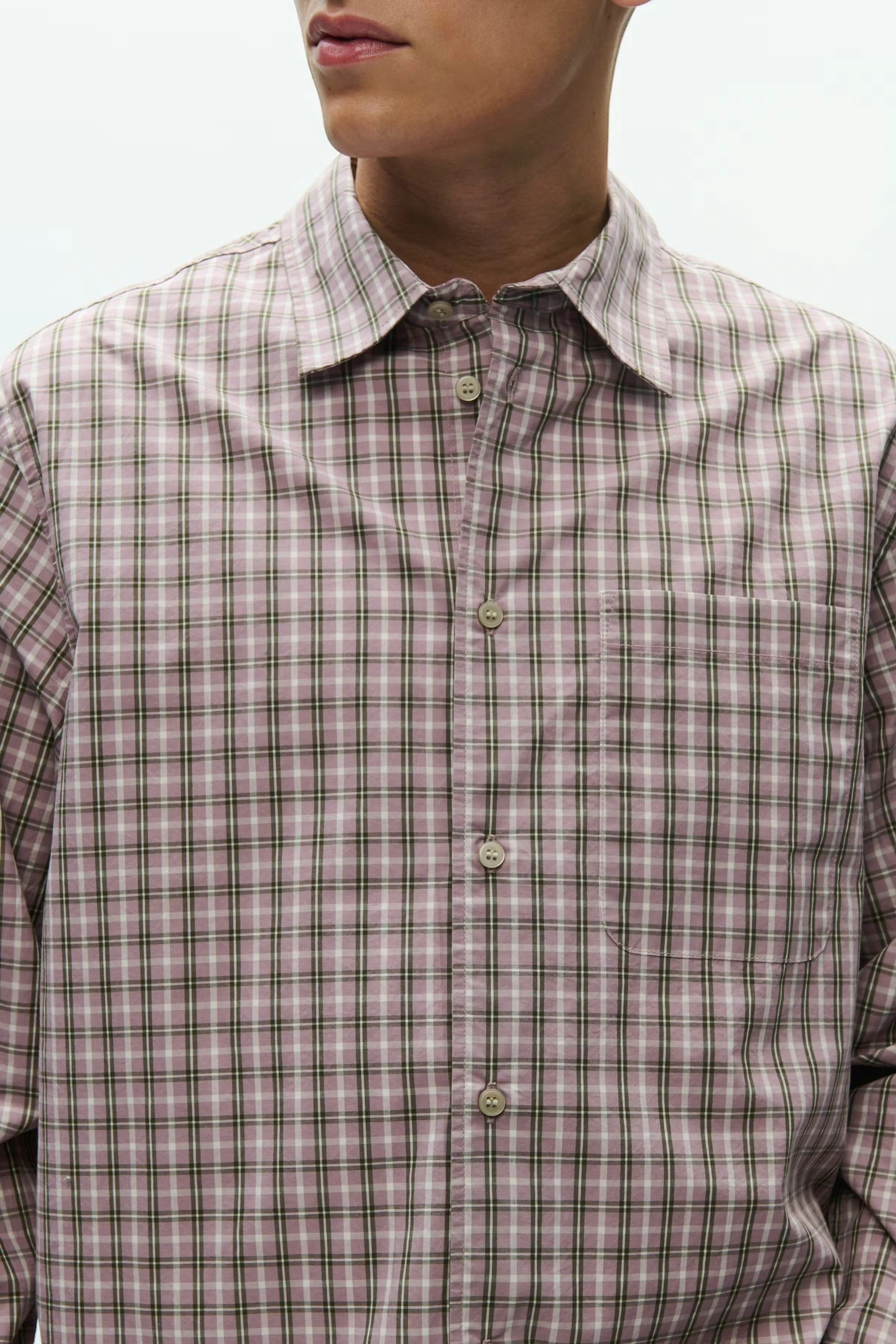 Wood Wood - Nico Shirt - Elderberry Check - Image 5