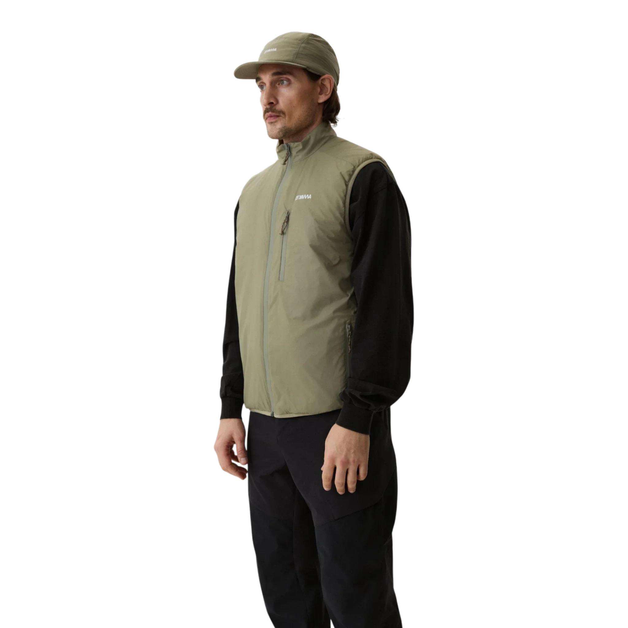 Yama - Traverse Plain Vest - Moss Green - Image 2